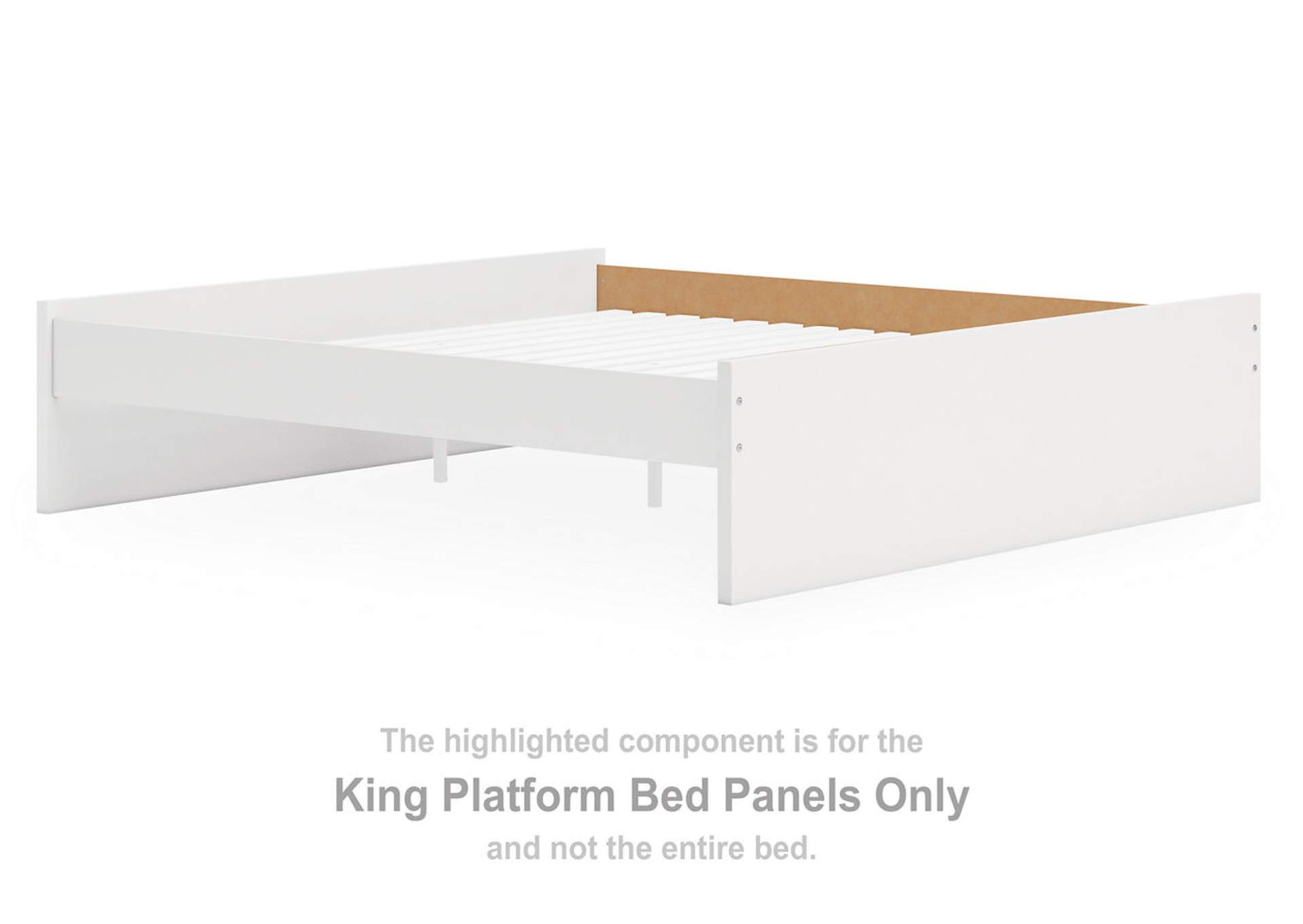 Onita King Platform Bed Panels image 1