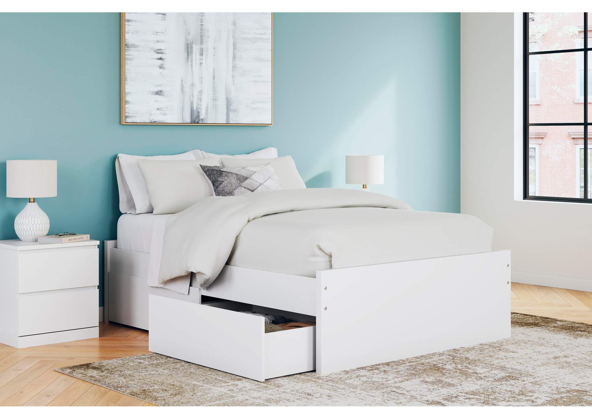 Onita Full Platform Bed with 2 Side Storage image 16