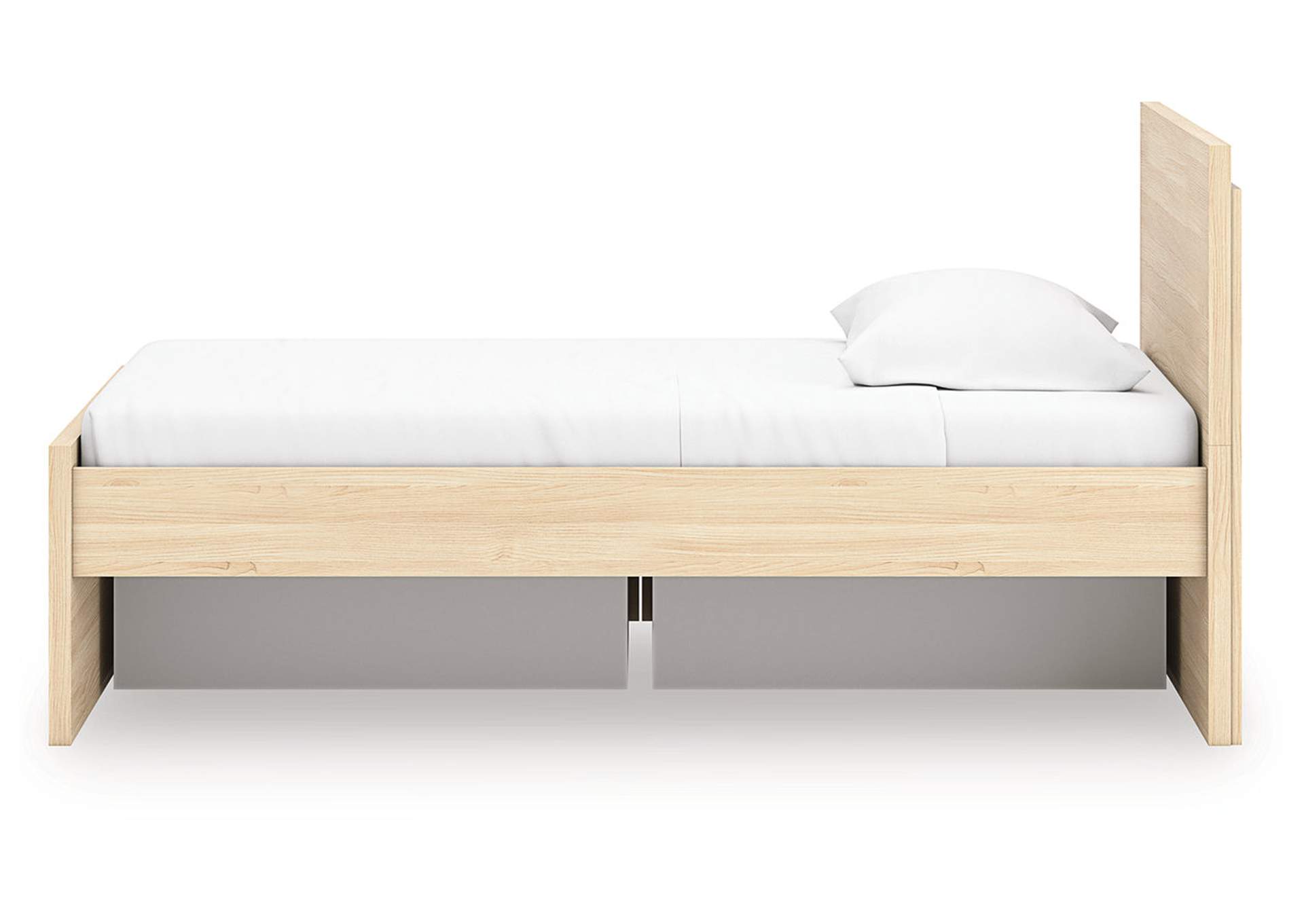 Onita Twin Panel Platform Bed with 1 Side Storage image 9