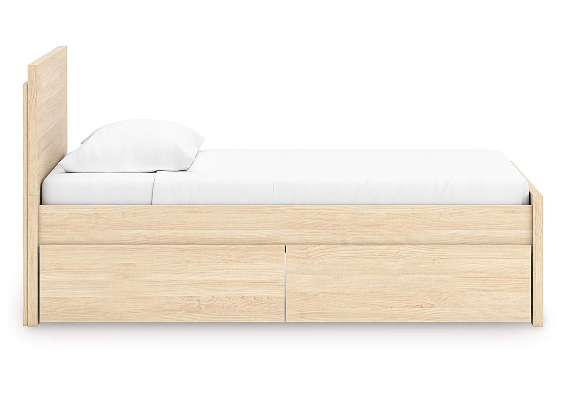 Onita Twin Panel Platform Bed with 1 Side Storage image 7