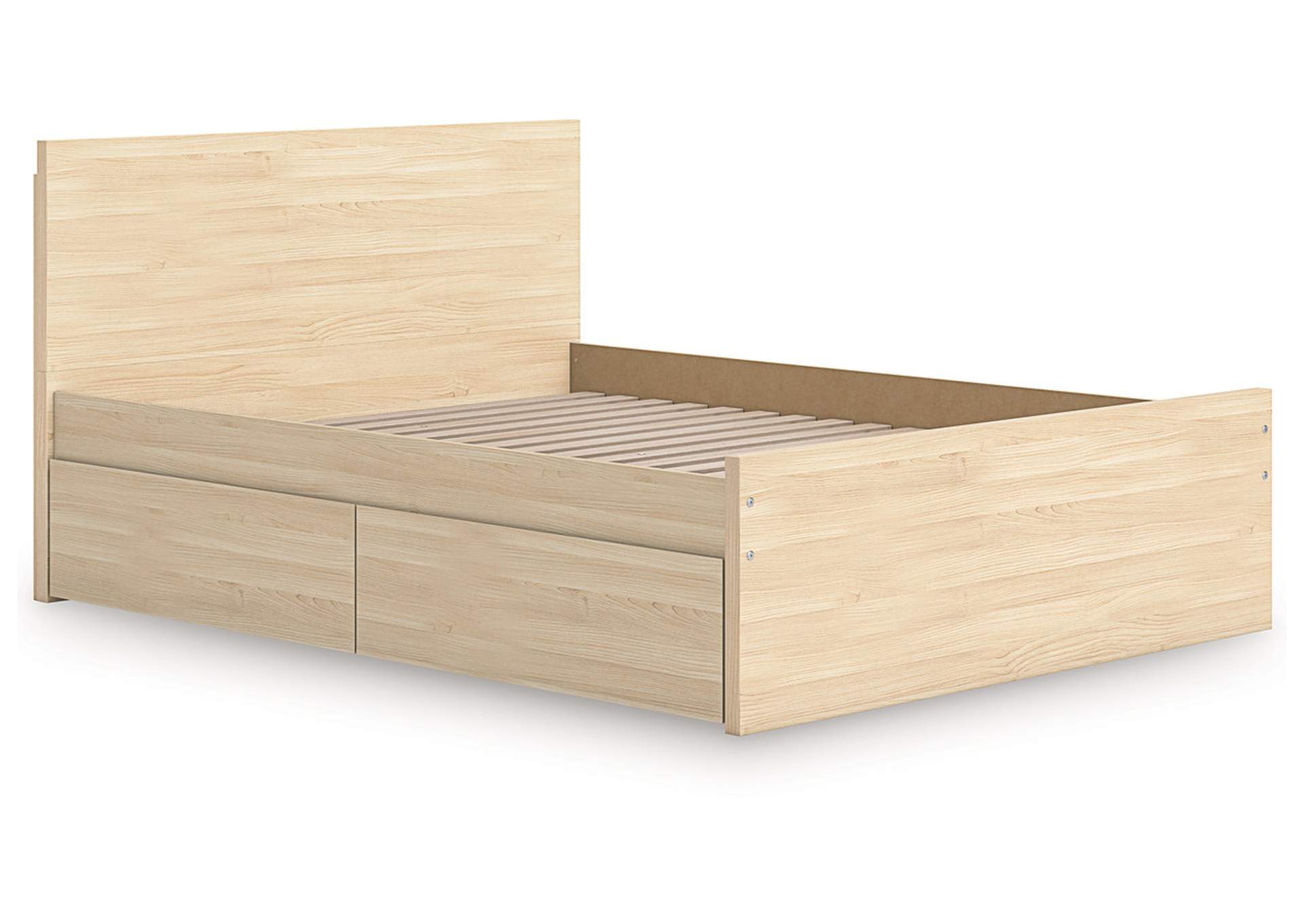 Onita Queen Panel Platform Bed with 1 Side Storage image 4