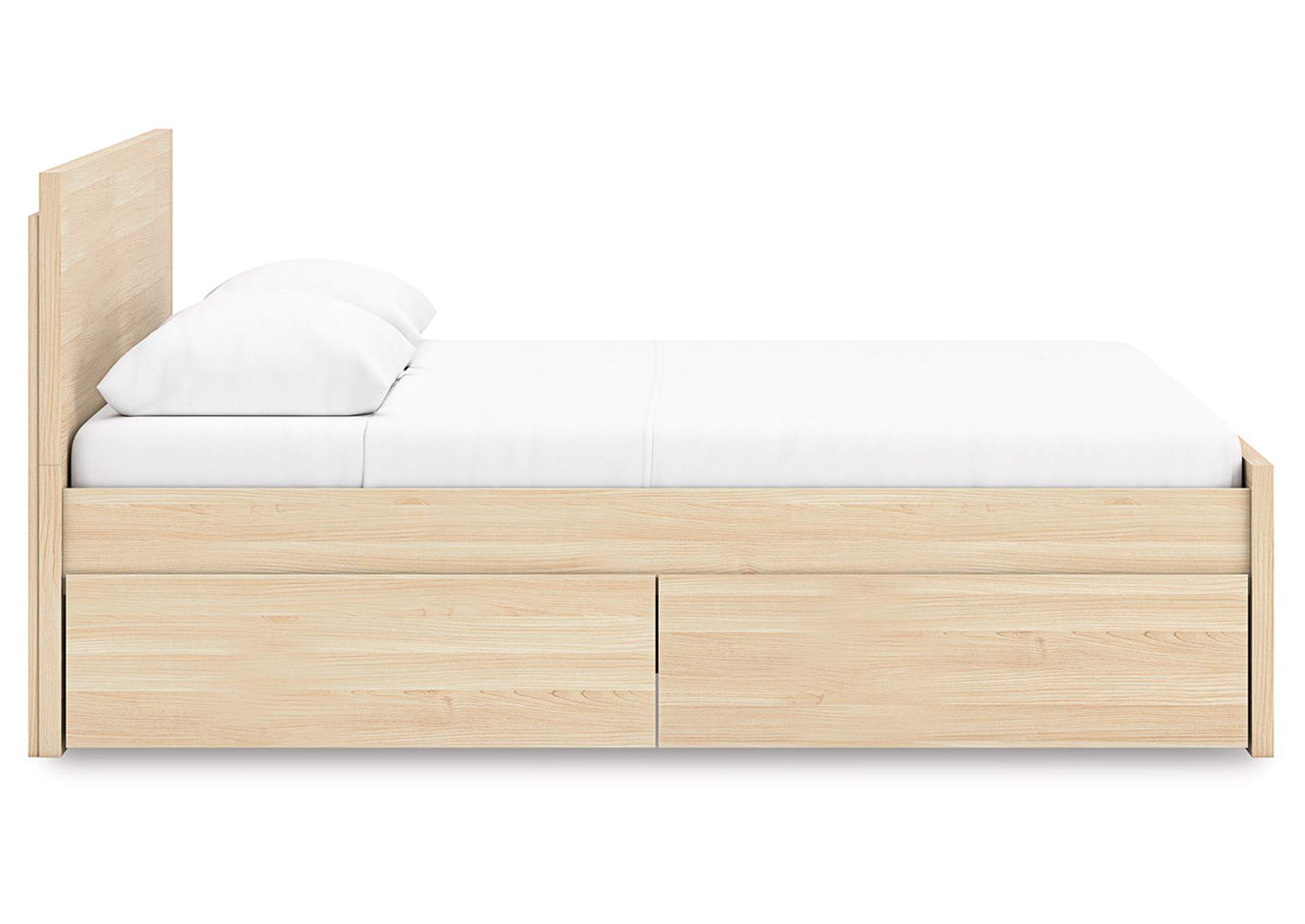 Onita Queen Panel Platform Bed with 1 Side Storage image 7