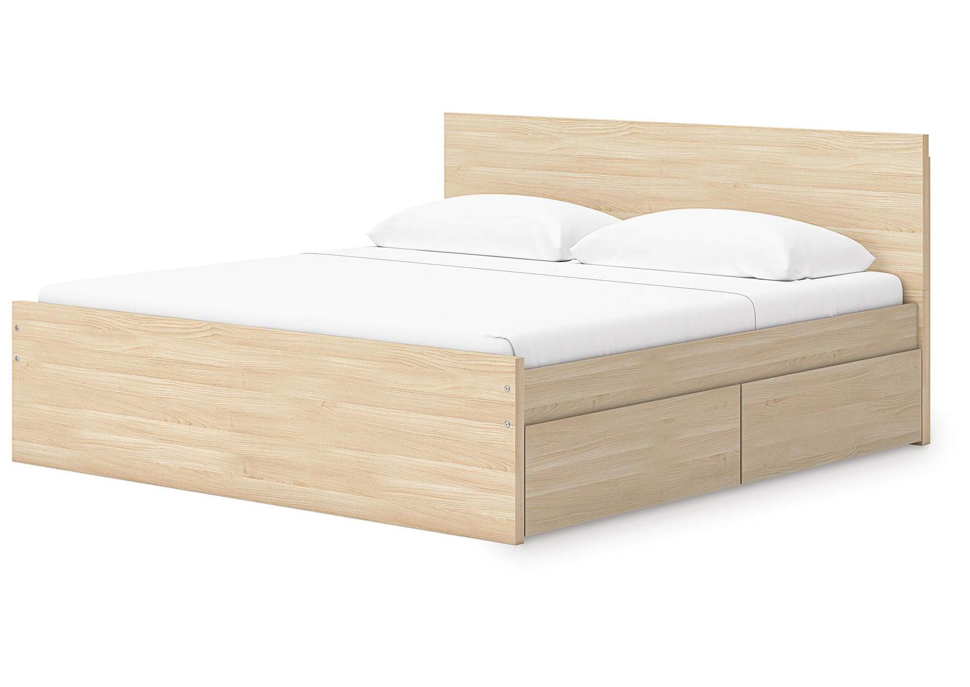 Onita Queen Panel Platform Bed with 2 Side Storage image 5