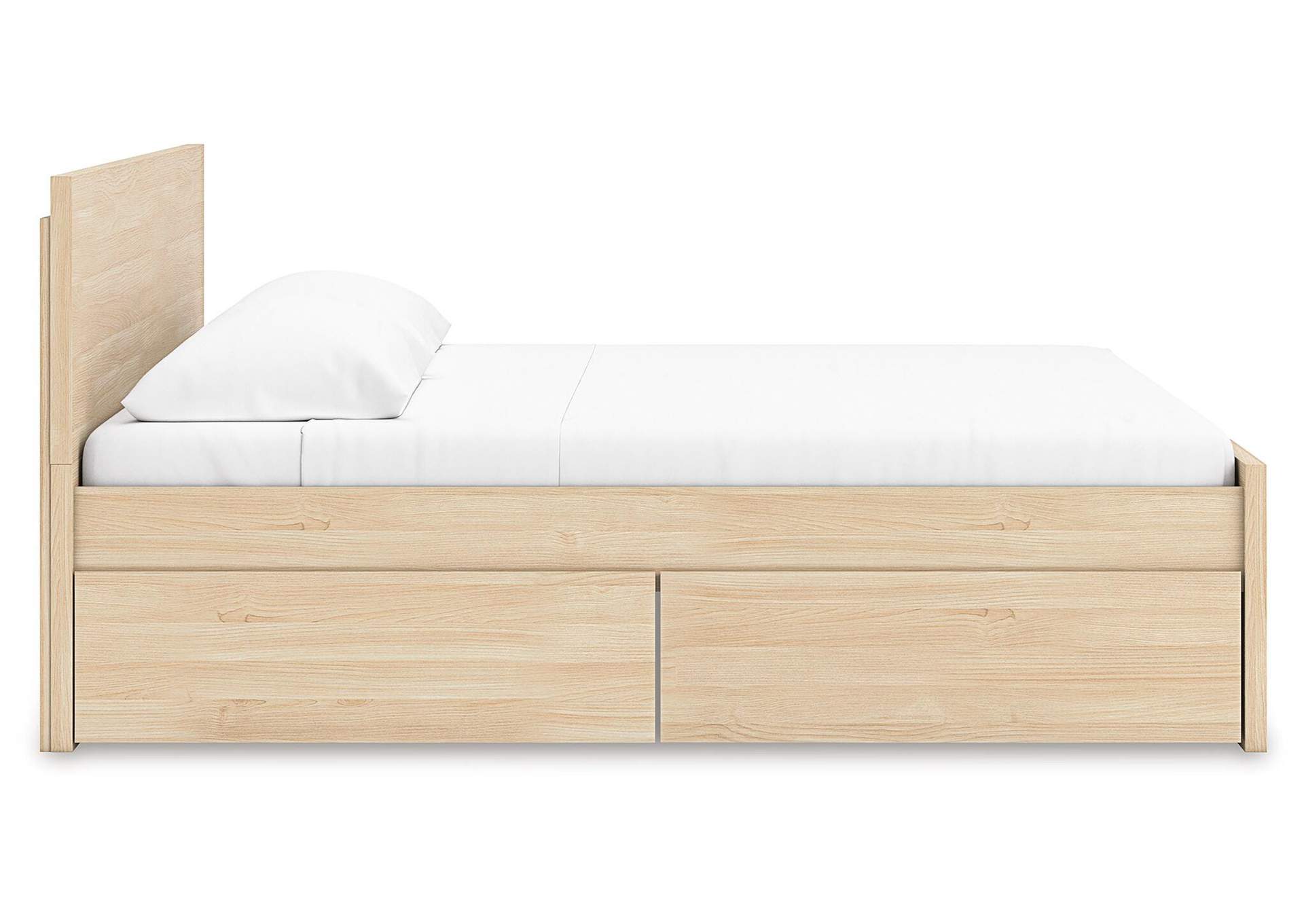 Onita Queen Panel Platform Bed with 2 Side Storage image 14