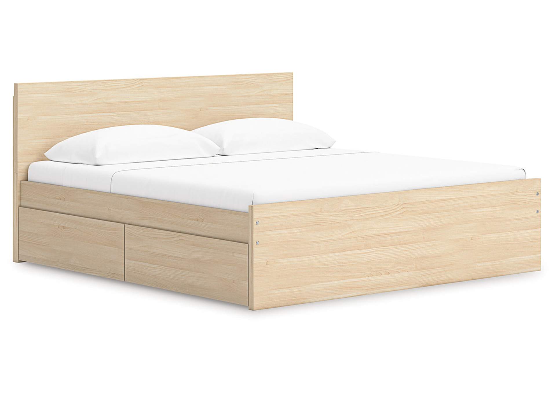 Onita King Panel Platform Bed with Storage image 1