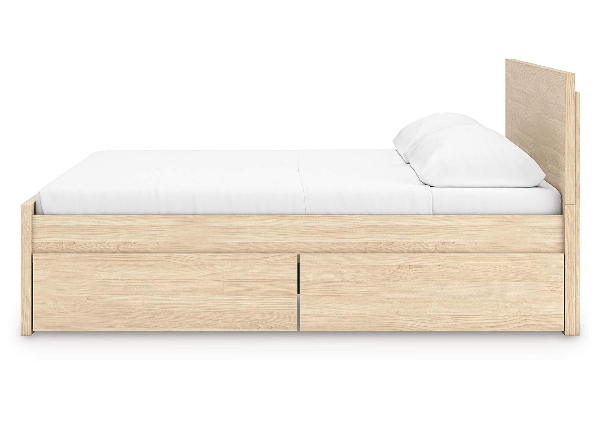 Onita King Panel Platform Bed with 2 Side Storage image 14
