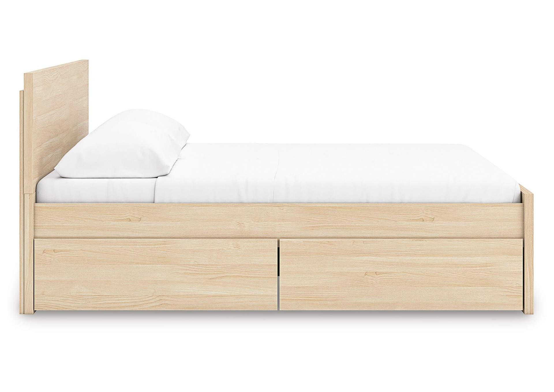 Onita King Panel Platform Bed with 2 Side Storage image 11