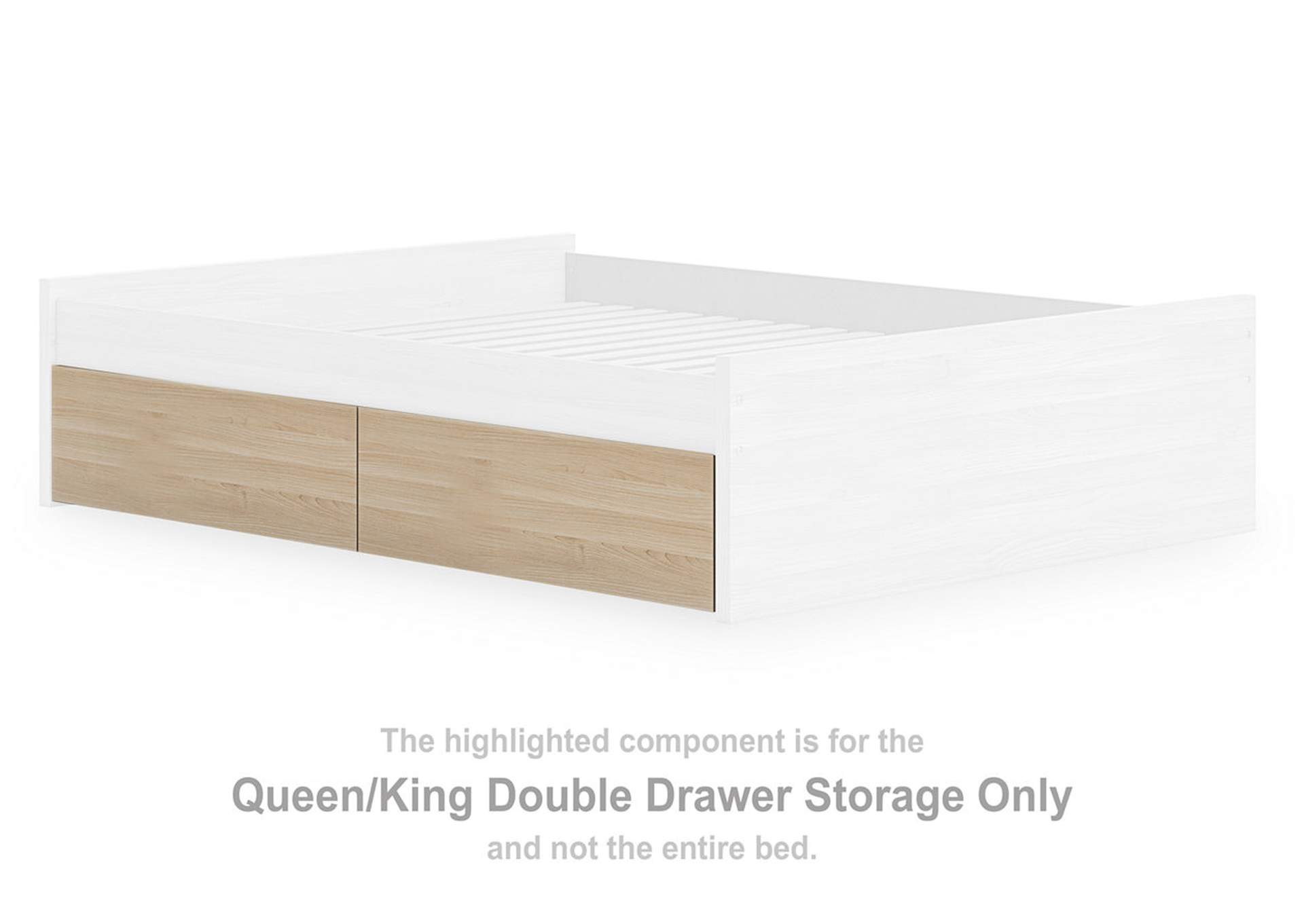 Onita King Platform Bed with 2 Side Storage image 4