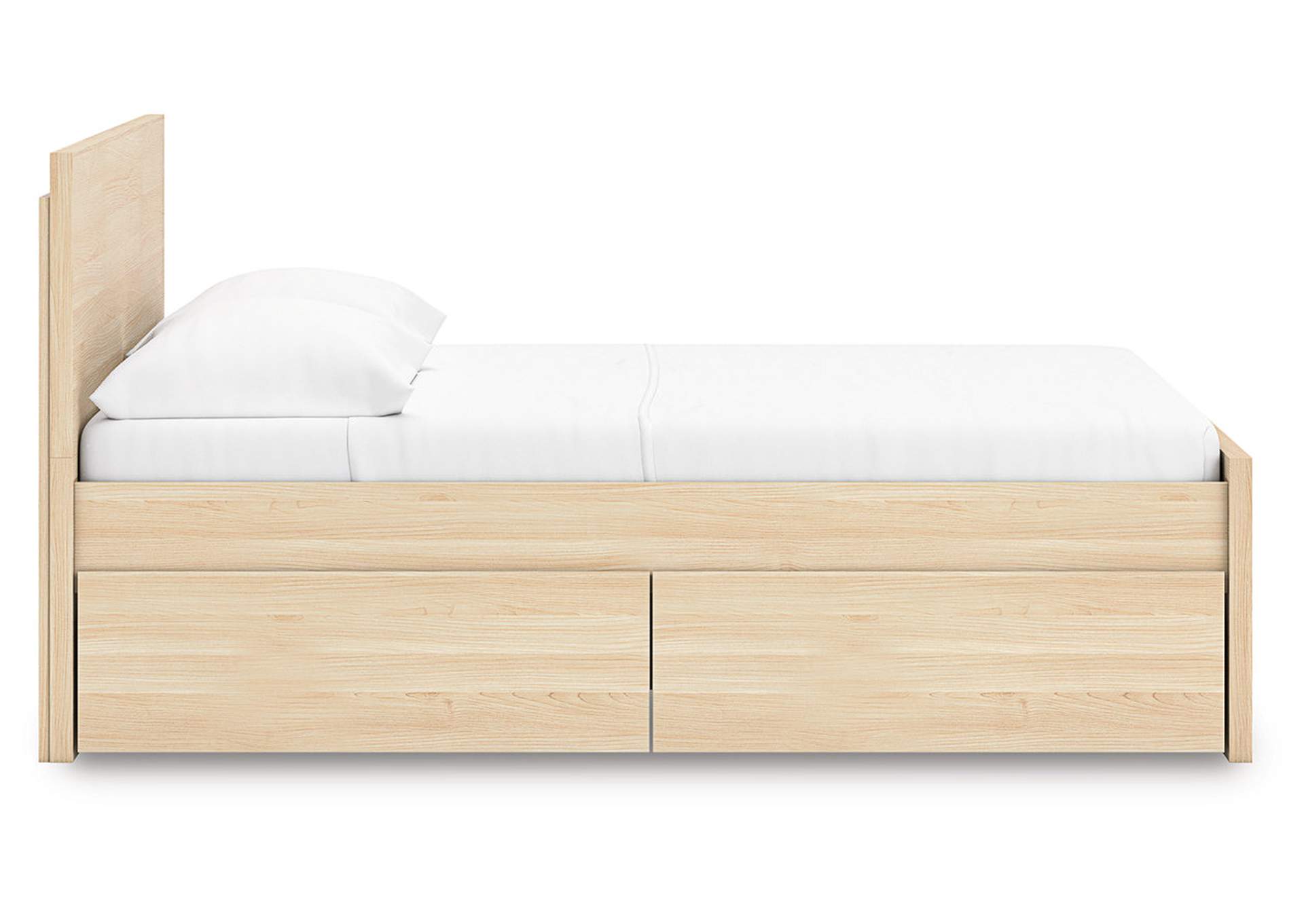 Onita Full Panel Platform Bed with 1 Side Storage image 7