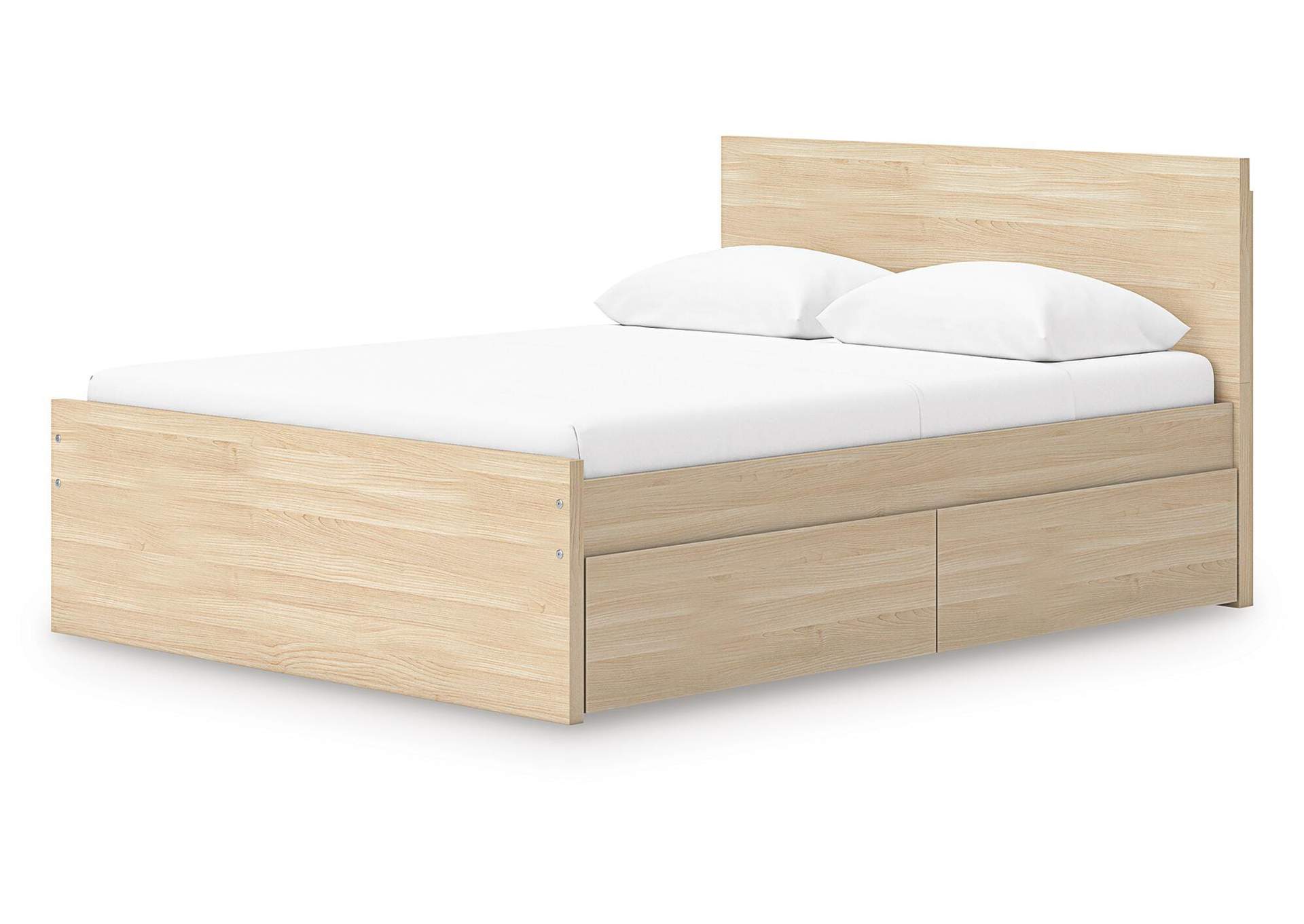 Onita Full Panel Platform Bed with 2 Side Storage image 9
