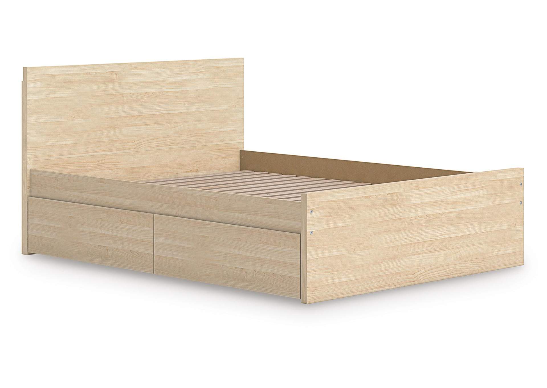 Onita Full Panel Platform Bed with 2 Side Storage image 5