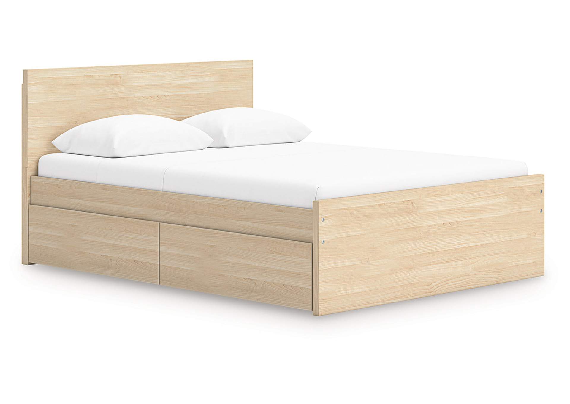 Onita Full Panel Platform Bed with 2 Side Storage image 1
