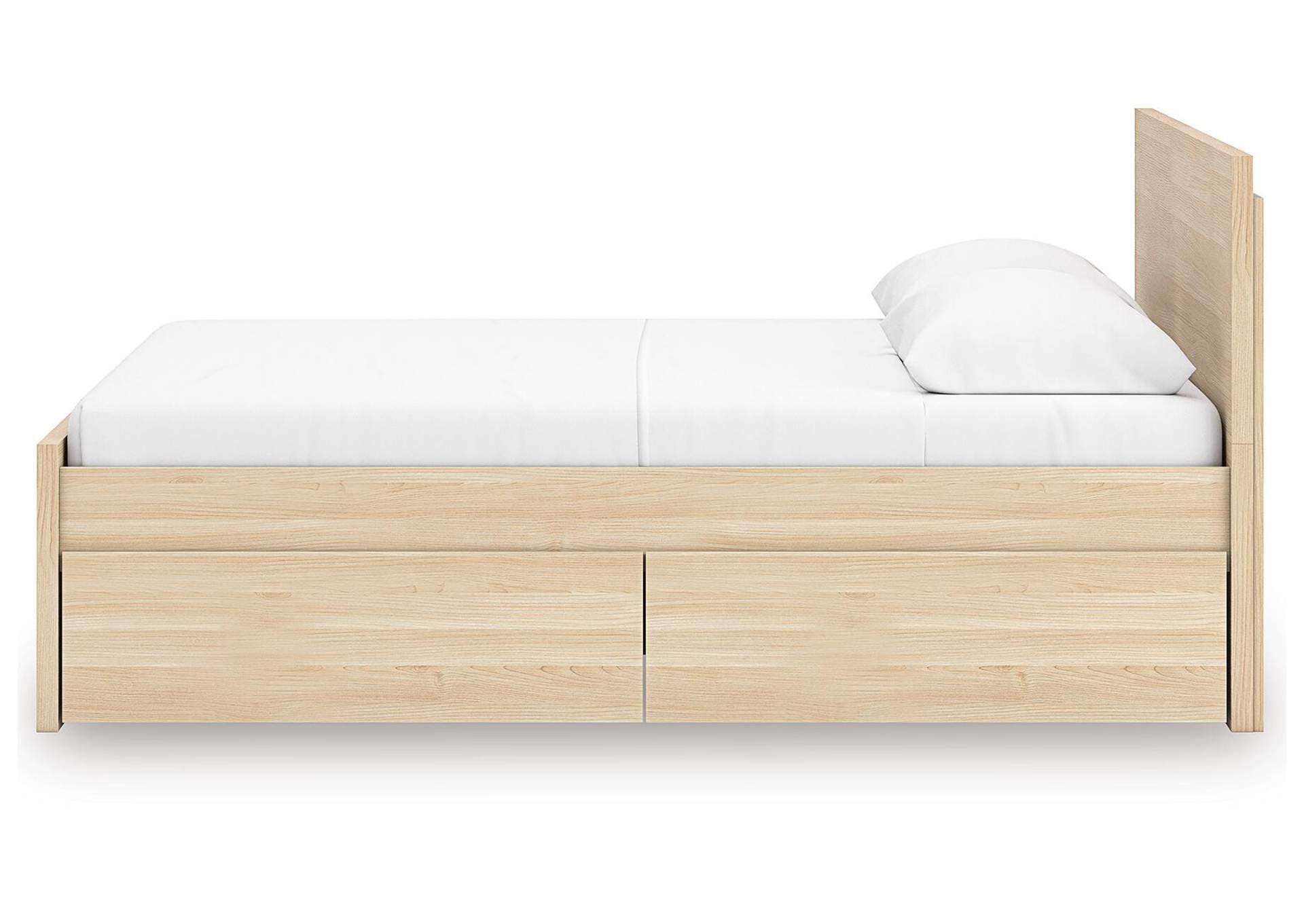 Onita Full Panel Platform Bed with 2 Side Storage image 14
