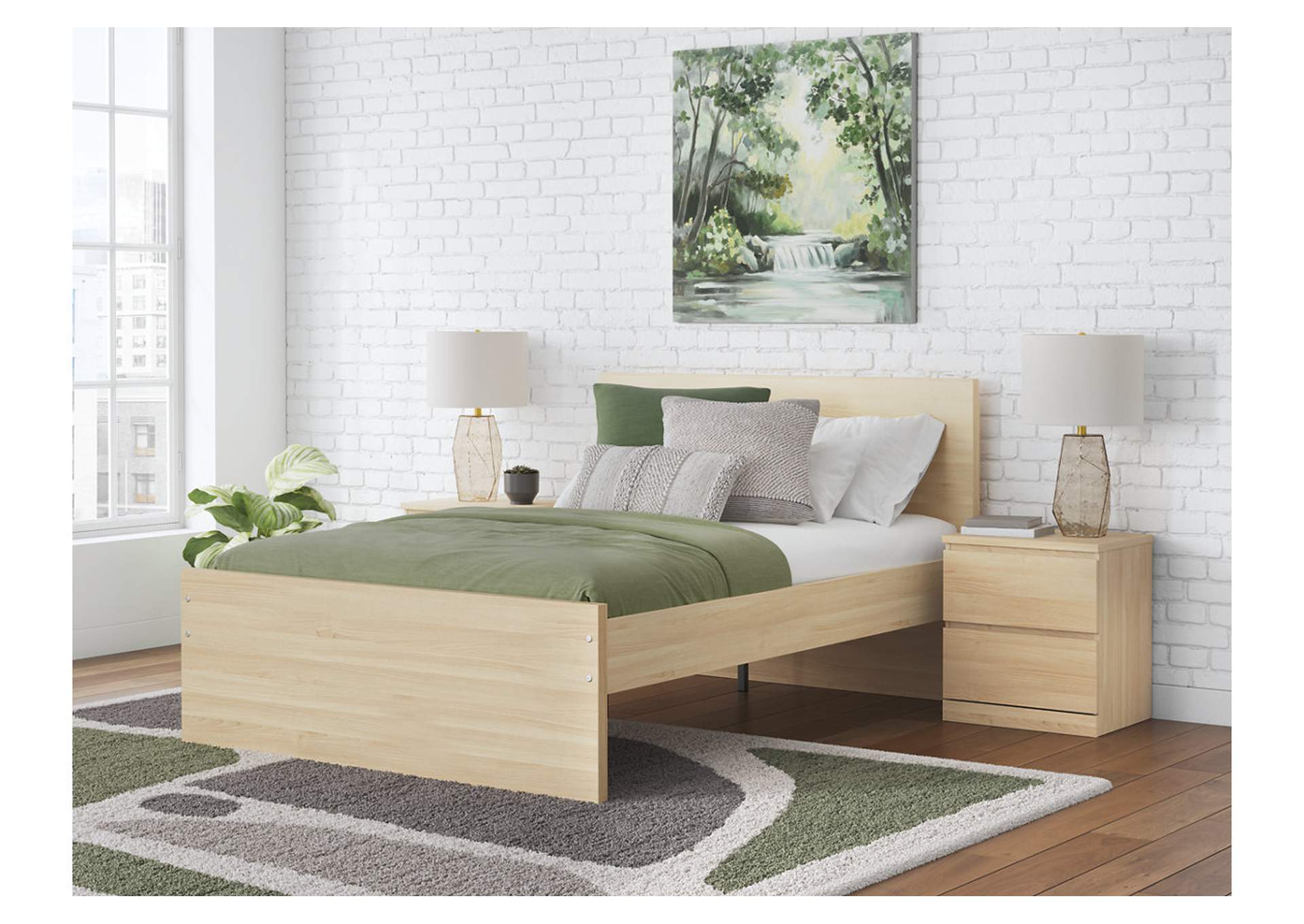 Onita King Panel Platform Bed image 2