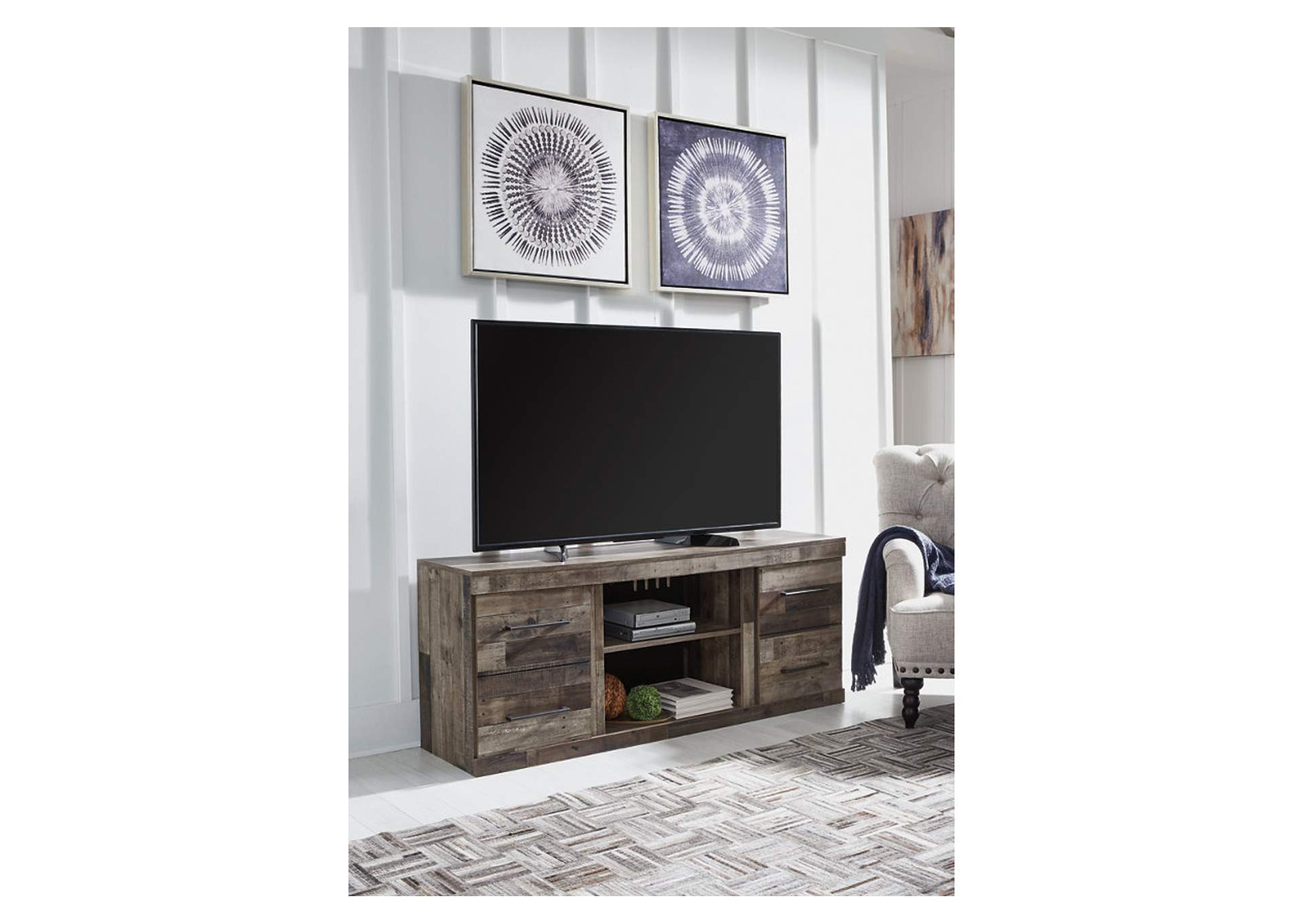 Derekson 3-Piece Entertainment Center with Electric Fireplace image 4