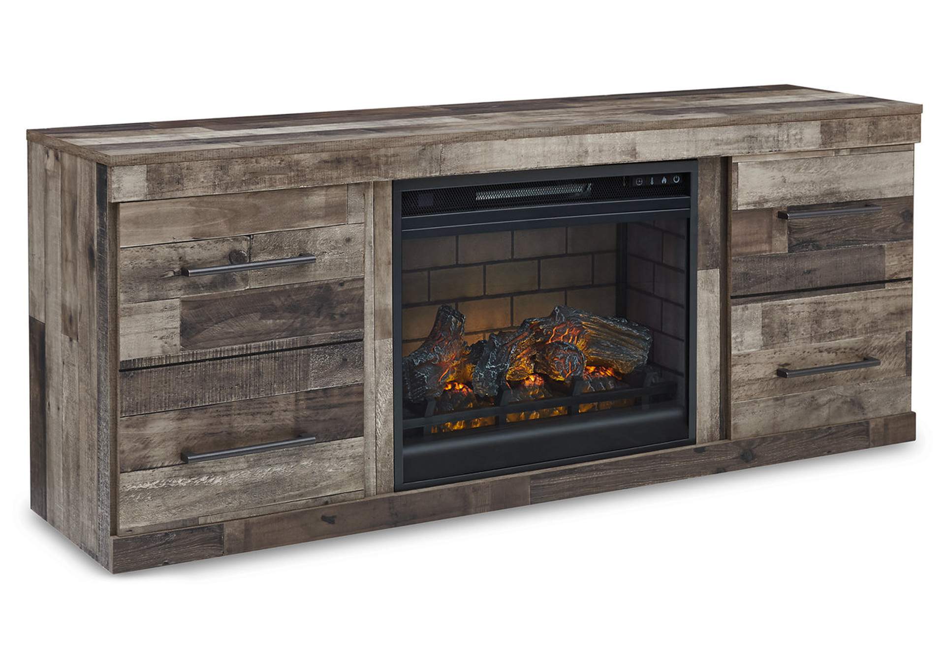 Derekson TV Stand with Electric Fireplace image 1