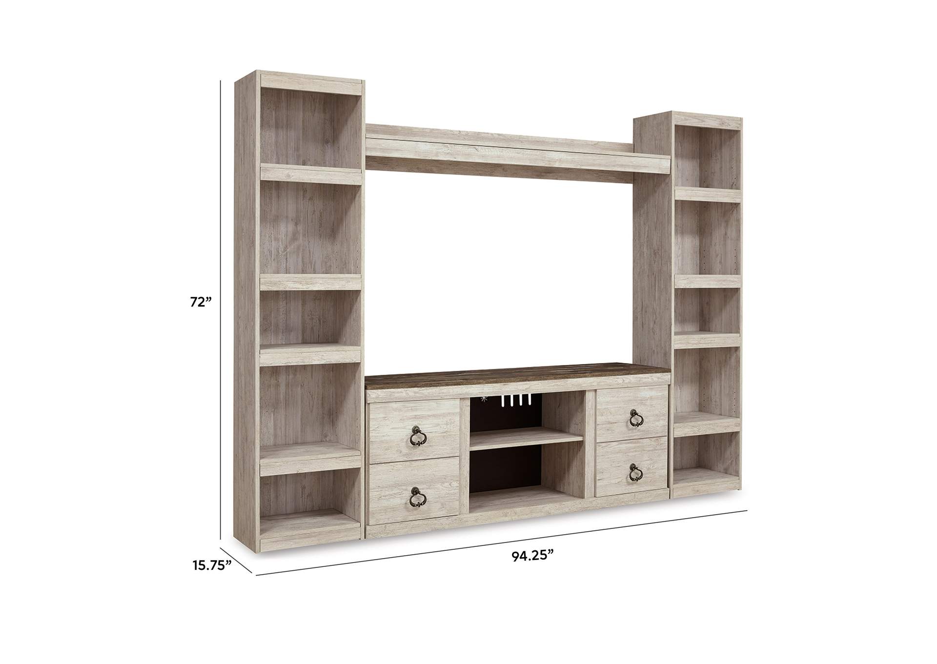 Willowton 4-Piece Entertainment Center image 6
