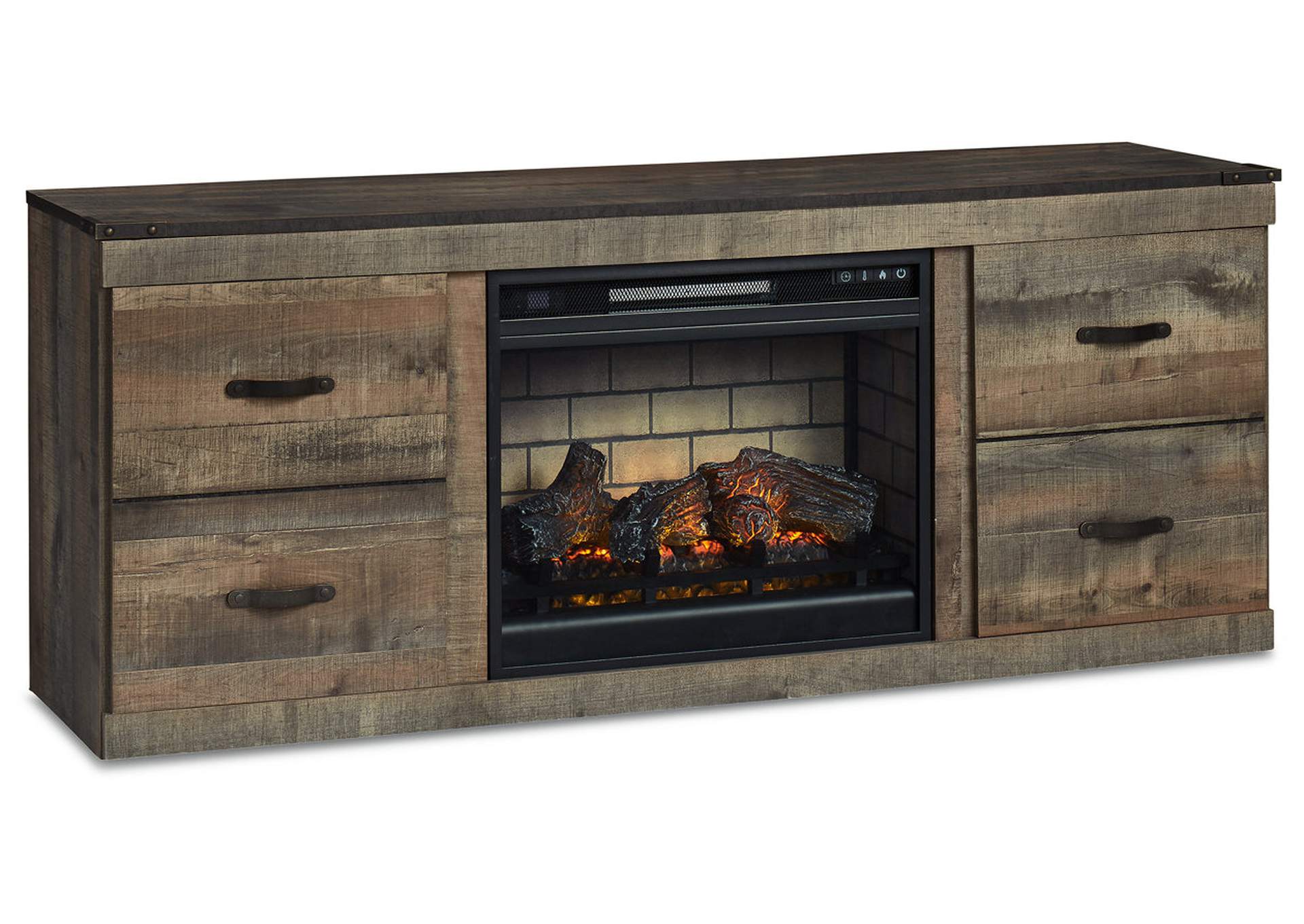 Trinell TV Stand with Electric Fireplace image 4