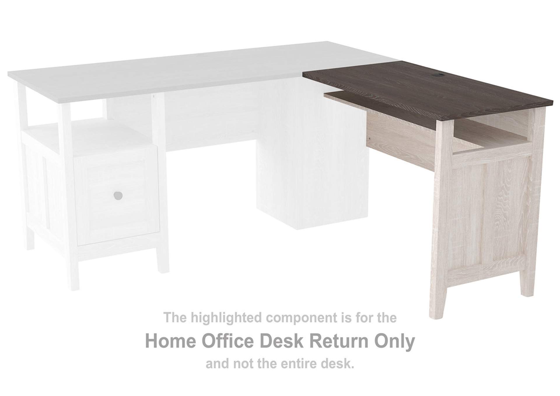 Dorrinson 2Piece Home Office Desk