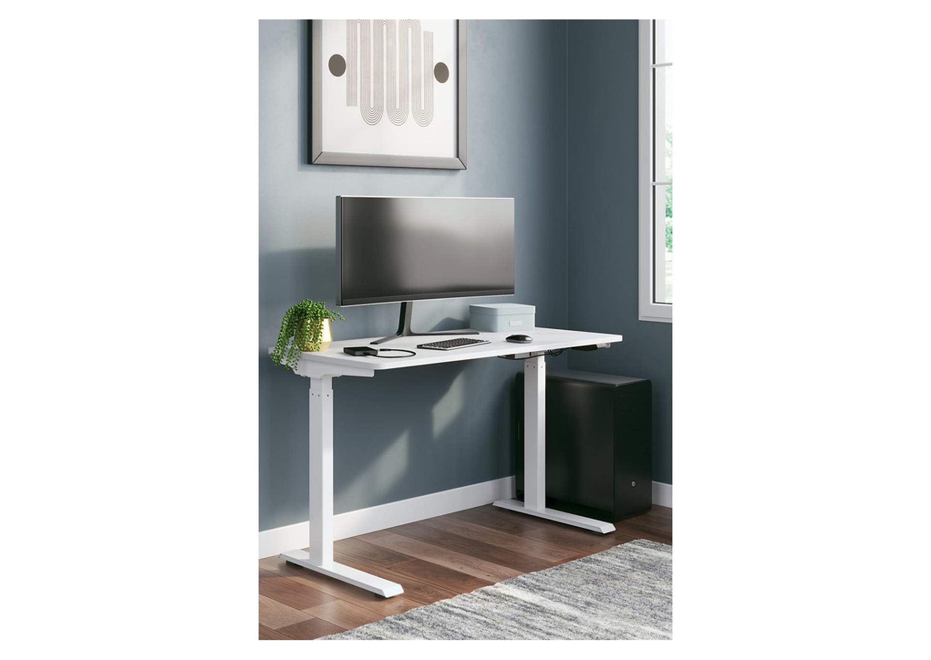 Lynxtyn Adjustable Height Home Office Desk