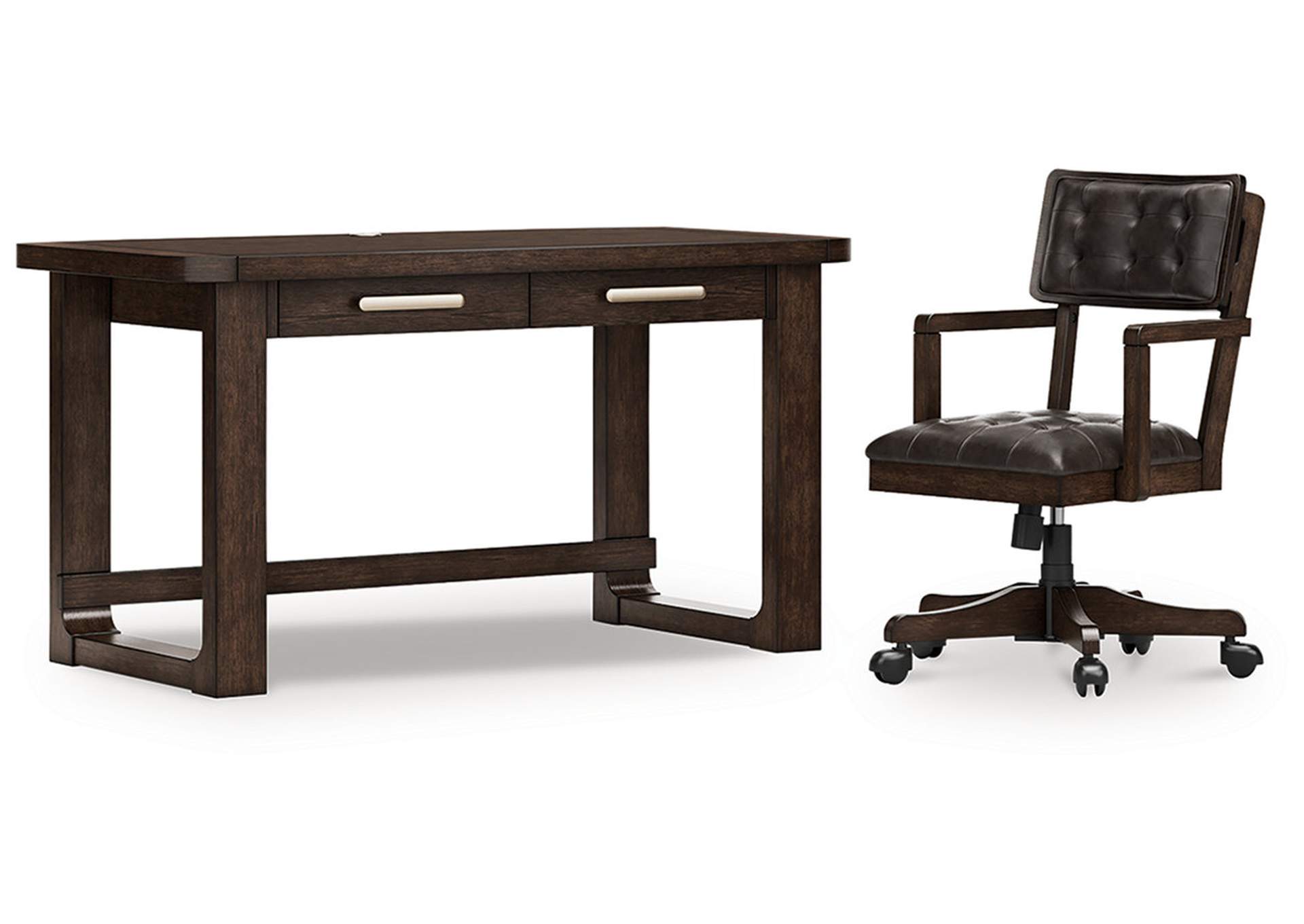Breckington Home Office Desk with Chair image 1