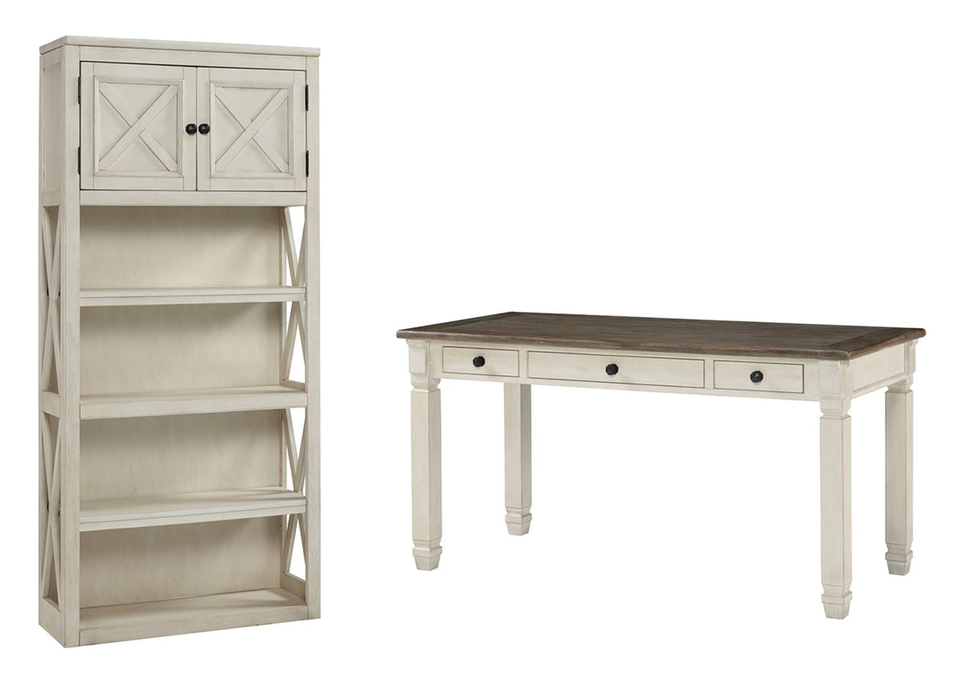 Bolanburg Home Office Desk and Storage