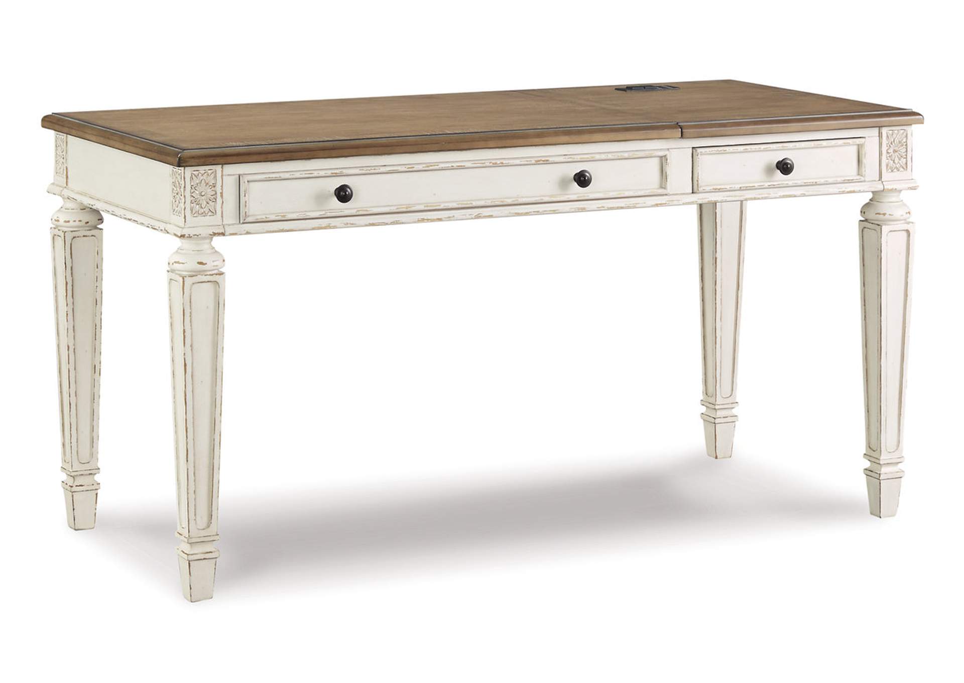 Realyn Home Office Desk with Chair