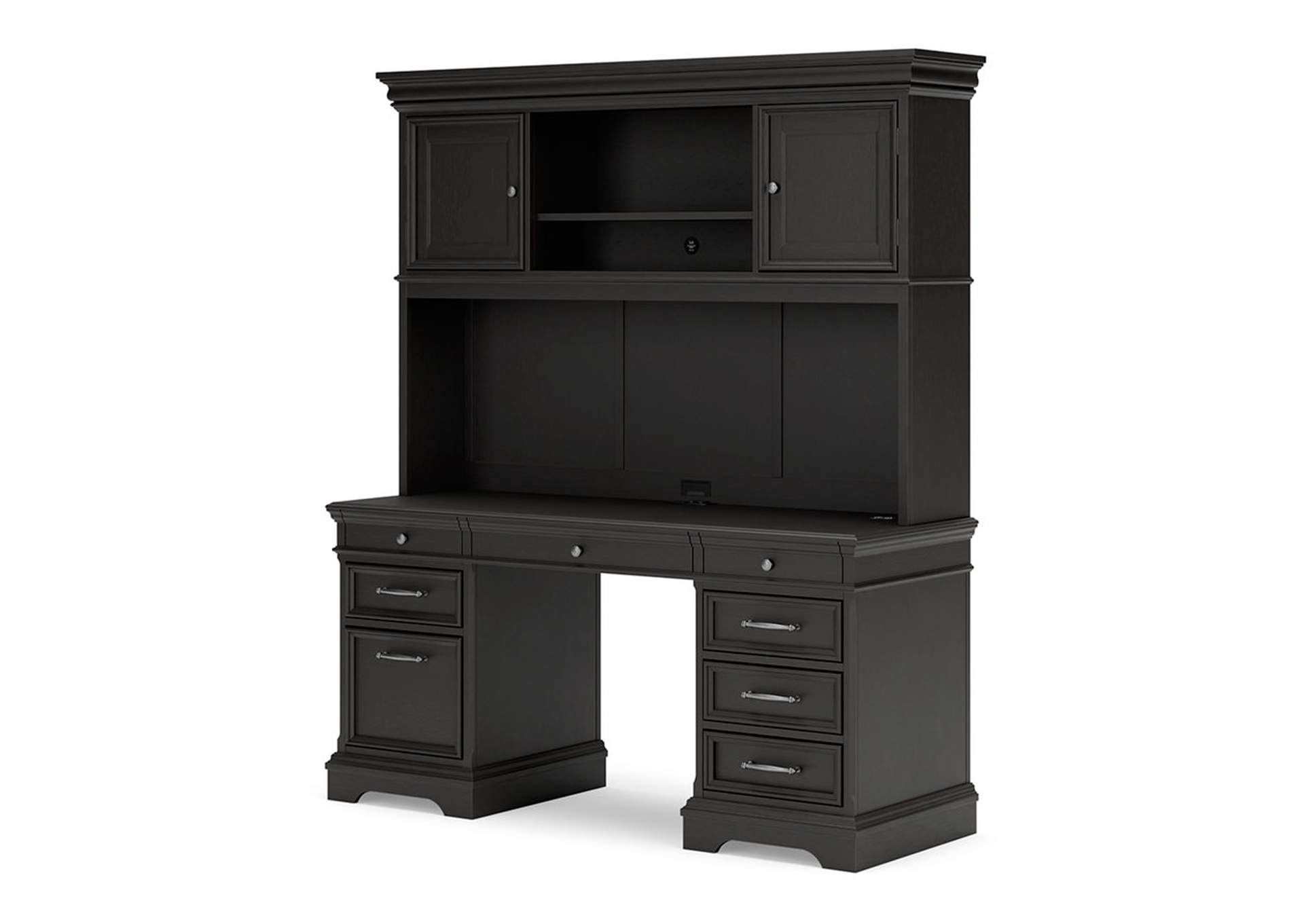 Beckincreek Home Office Credenza with Hutch image 3