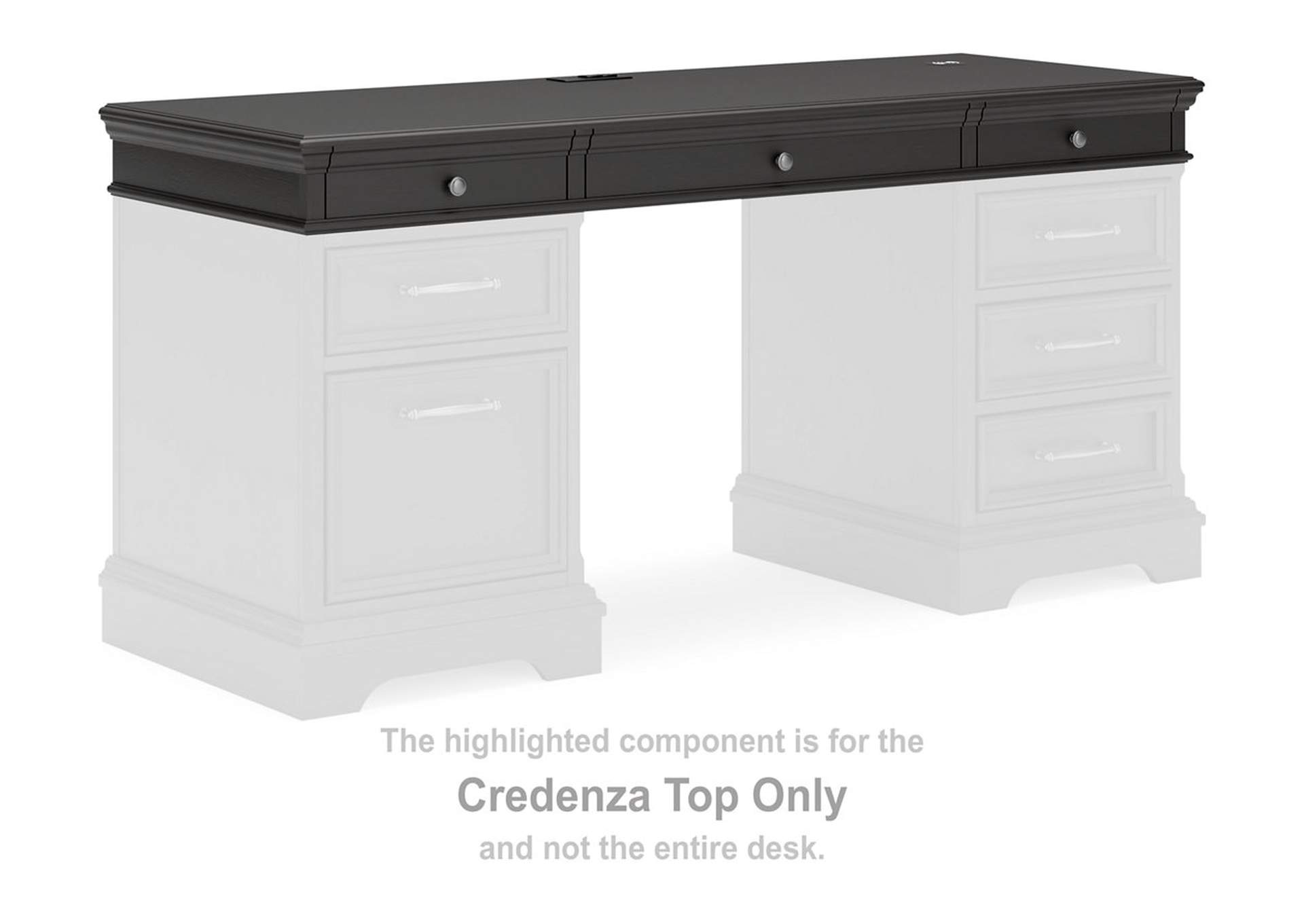 Beckincreek Home Office Credenza with Hutch image 13