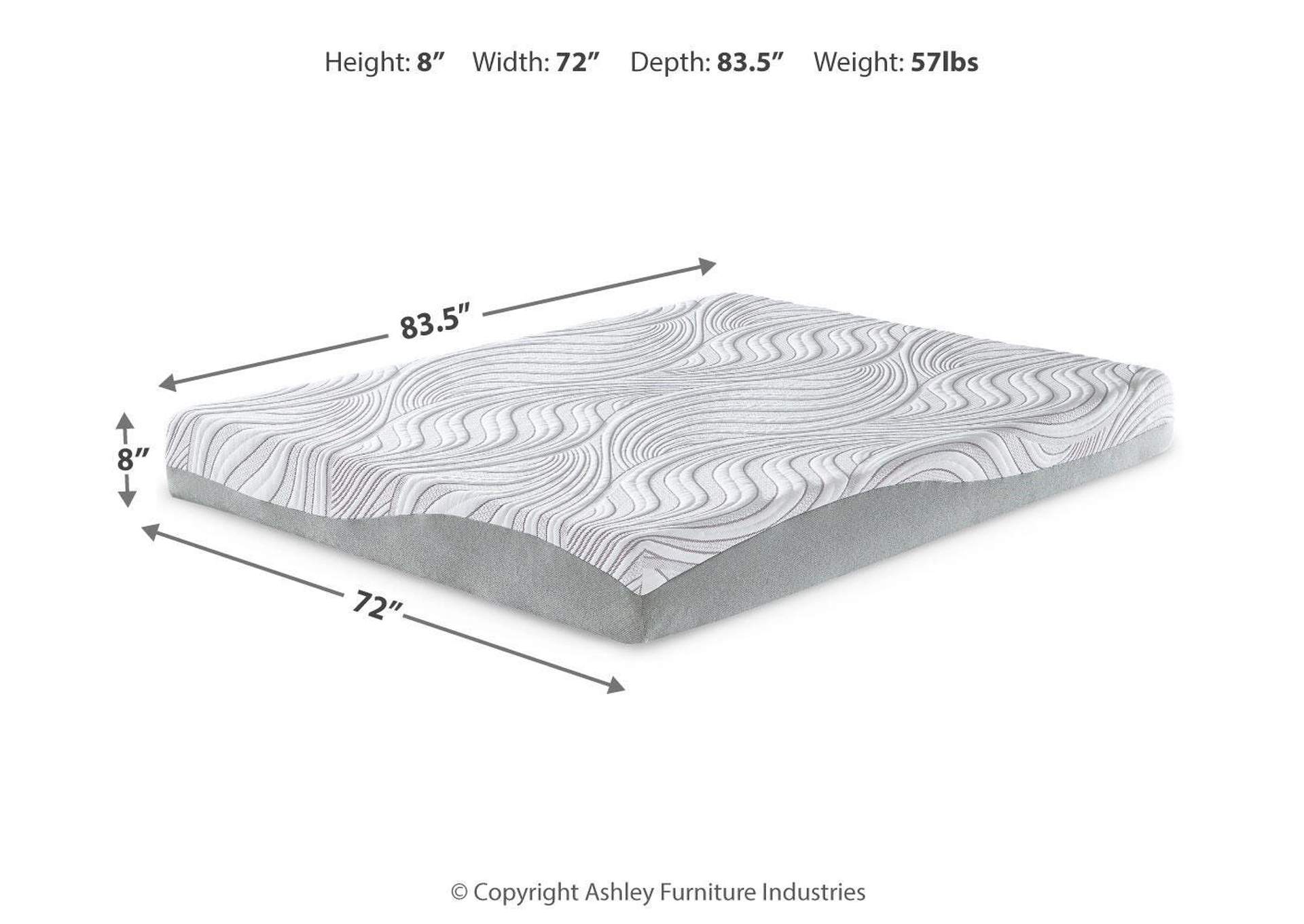 8 Inch Memory Foam California King Mattress image 4