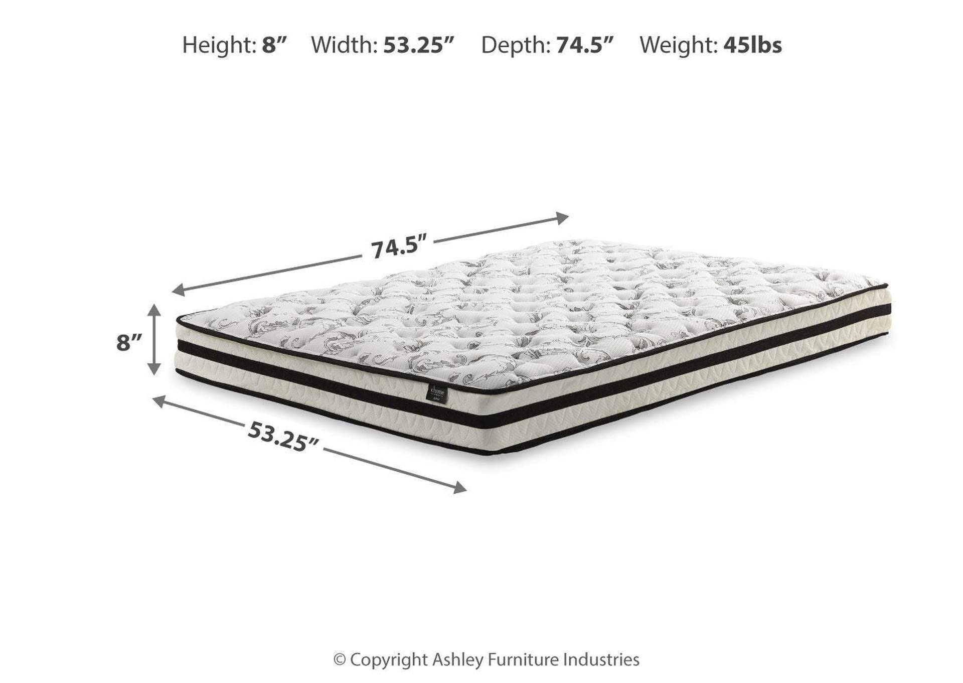 8 Inch Chime Innerspring Mattress with Foundation image 13