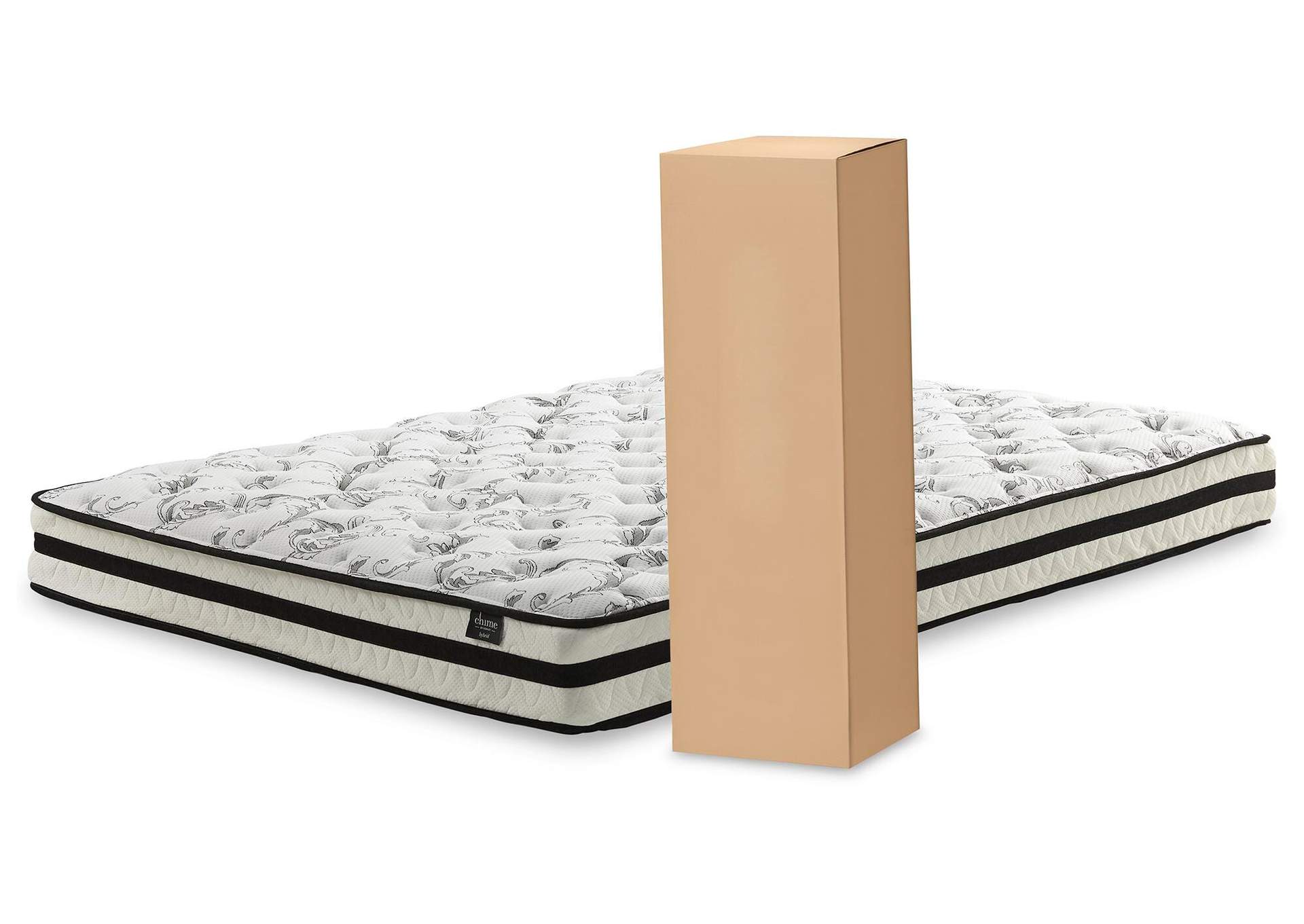 Shawburn Queen Platform Bed with Chime 8 Inch Firm Innerspring Mattress image 5