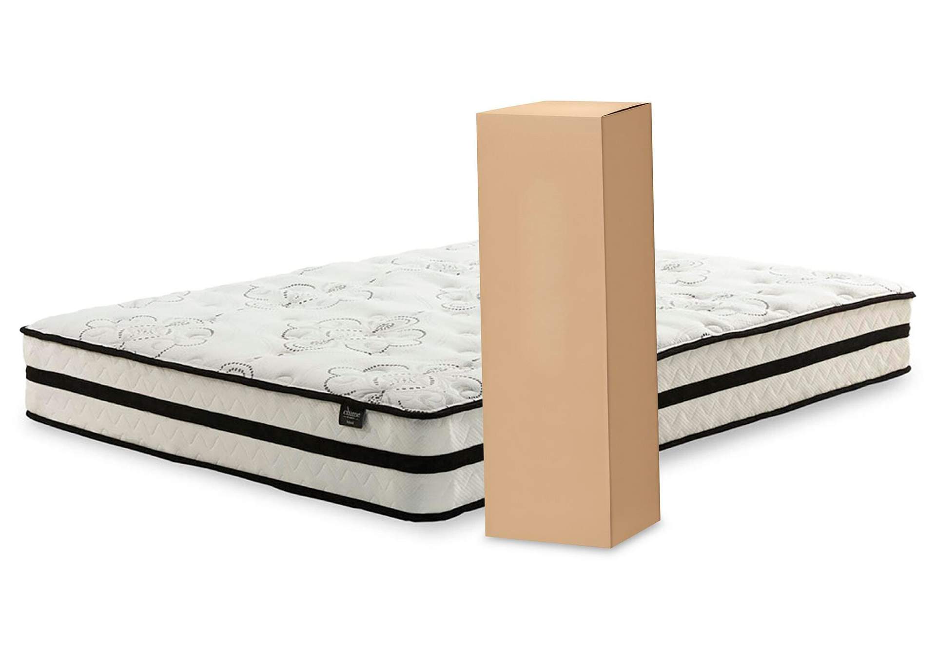 Calverson Full Platform Bed with Chime 10 Inch Medium Hybrid Mattress image 4