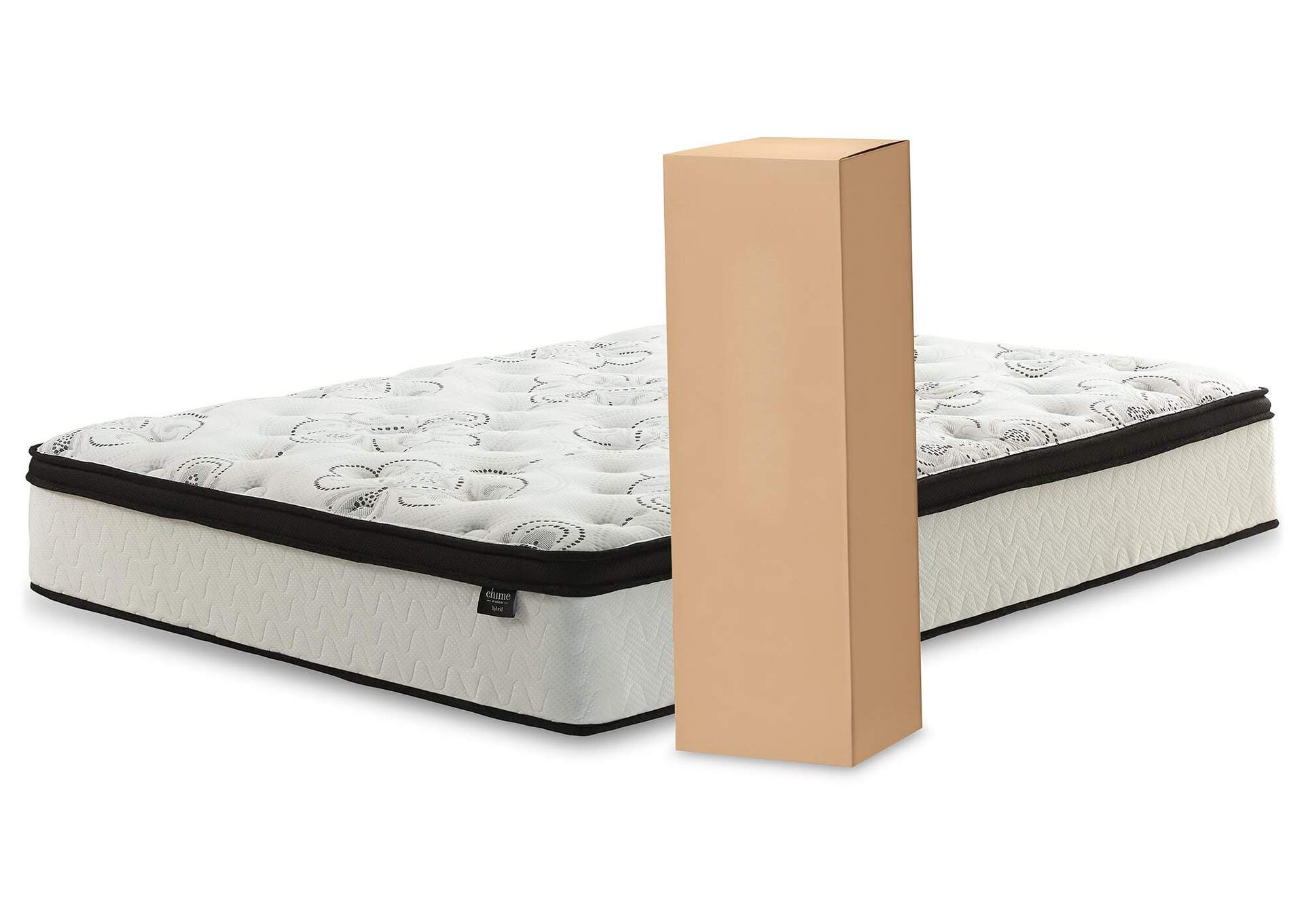 Socalle Twin Platform Bed with Chime 12 Inch Plush Hybrid Twin Mattress image 4
