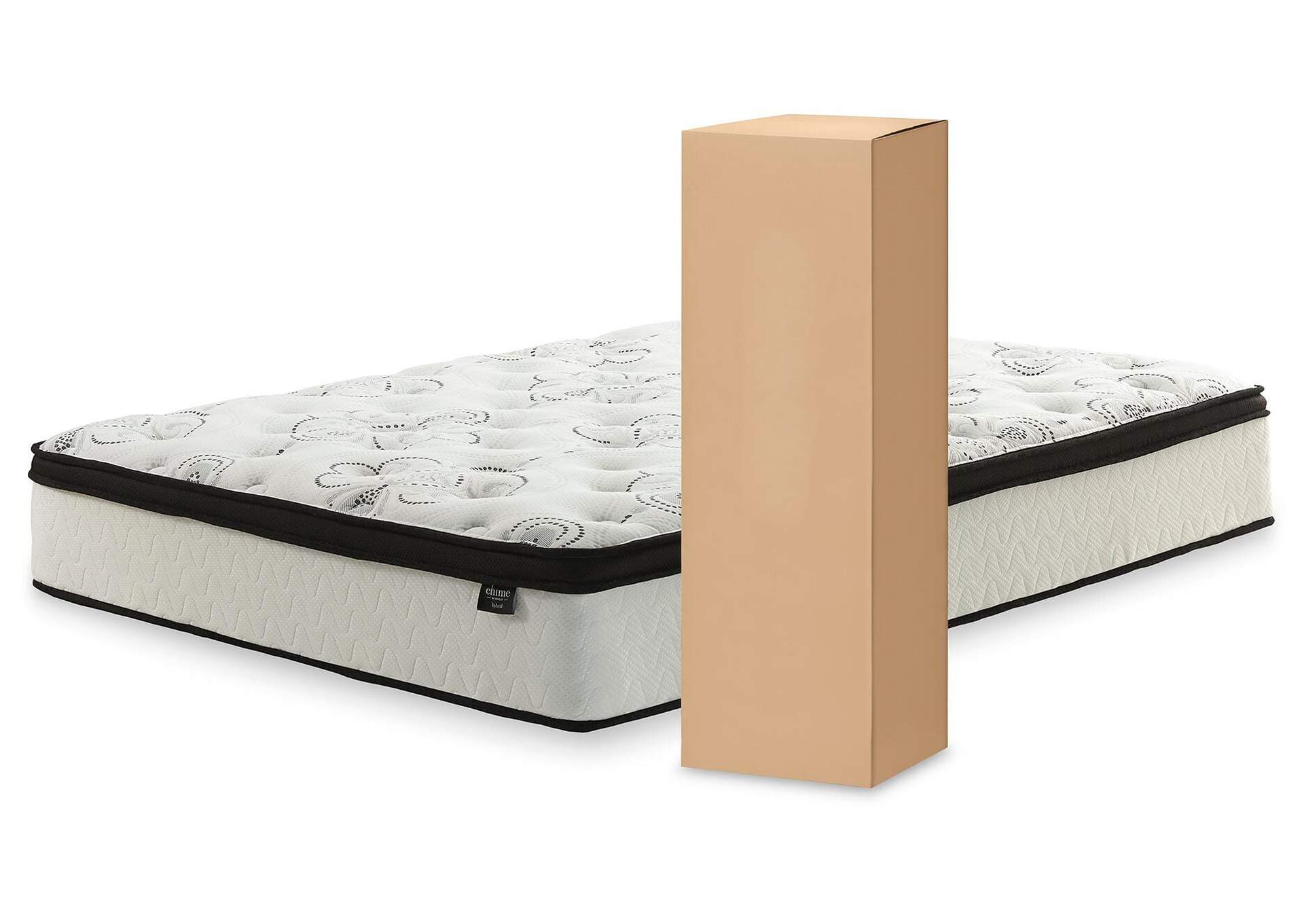 Socalle Full Platform Bed with Chime 12 Inch Plush Hybrid Twin Mattress image 4