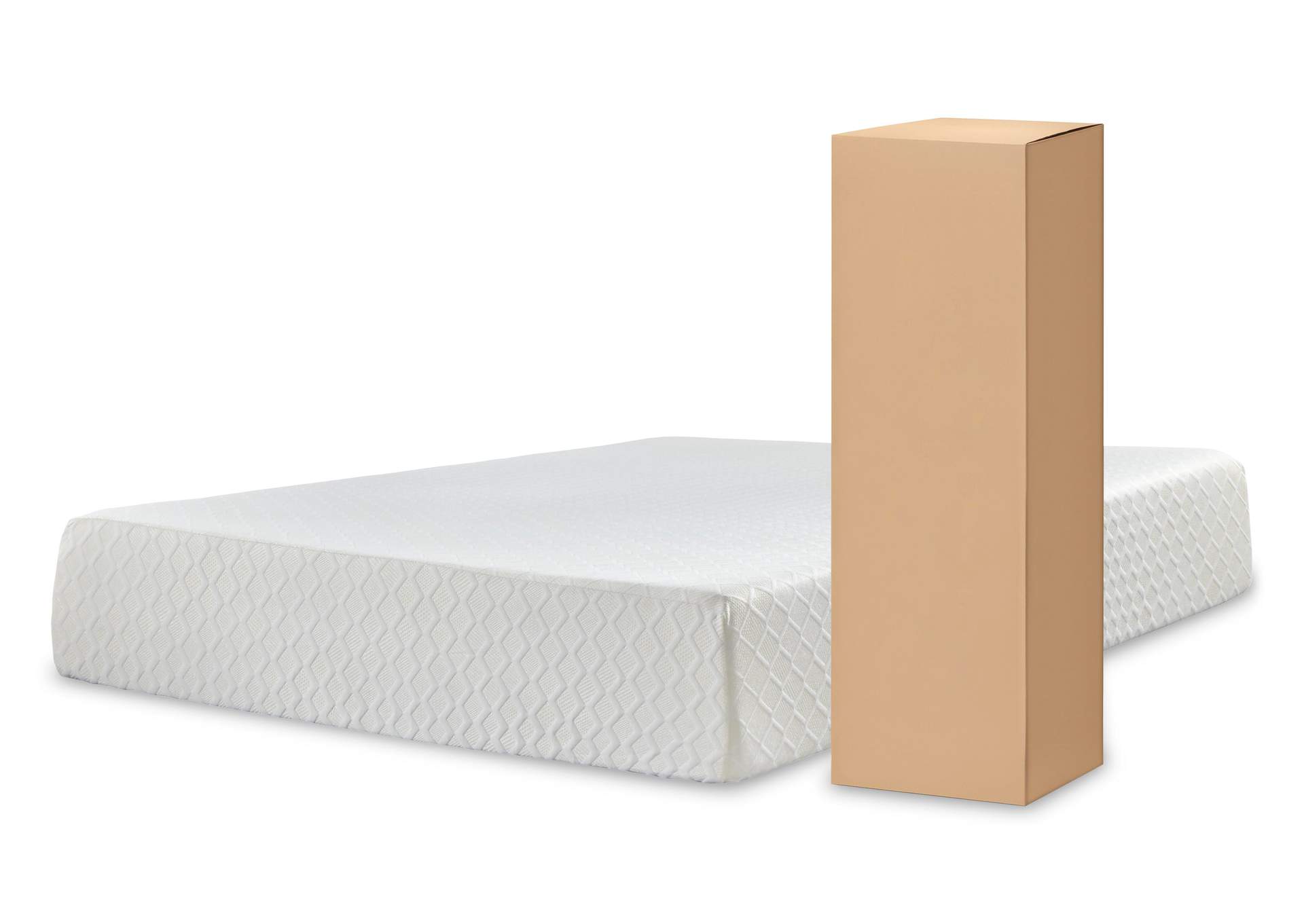 Calverson Queen Platform Bed with Chime 12 Inch Plush Memory Foam Mattress image 4