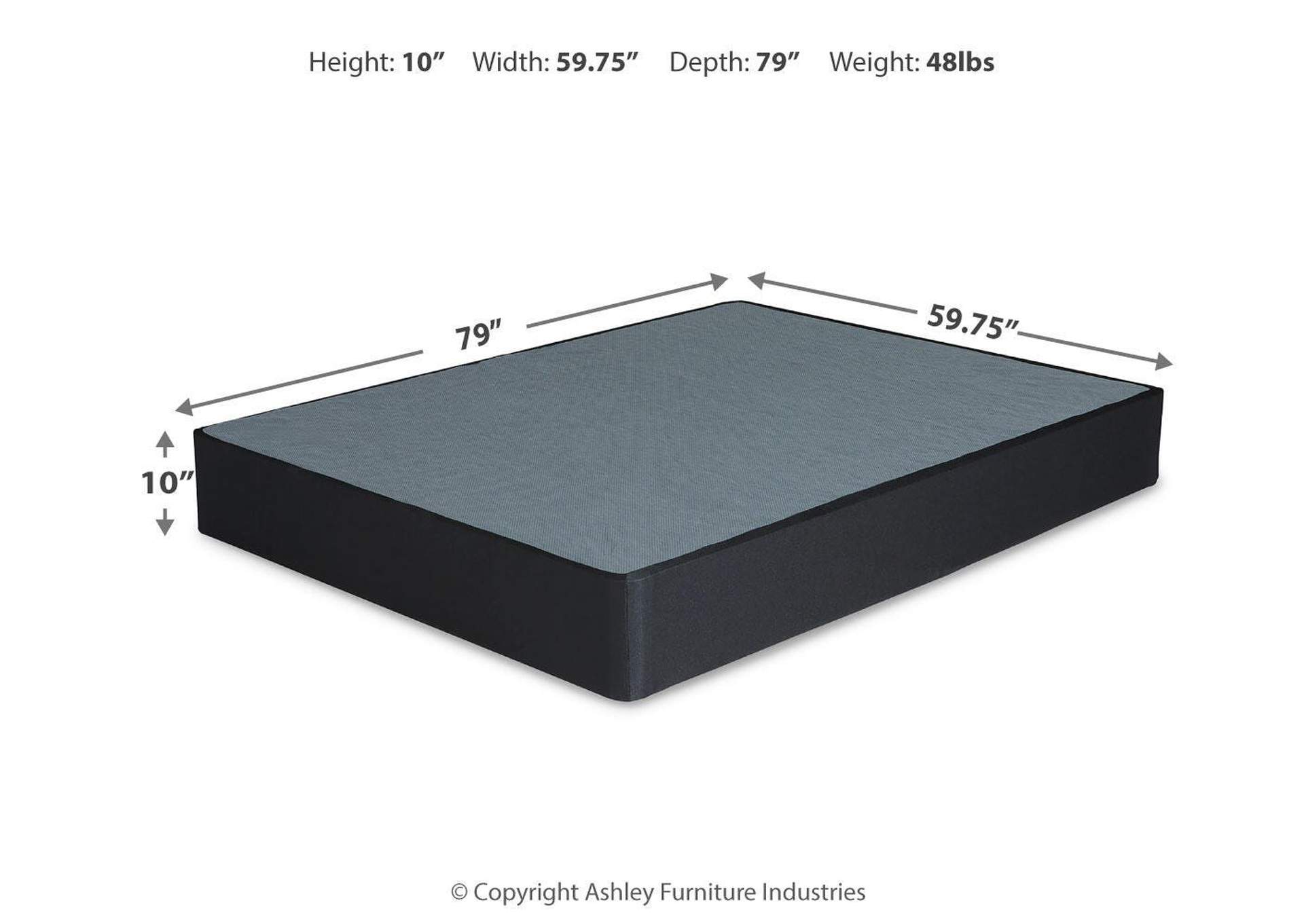 Chime 12 Inch Hybrid California King Mattress and Foundation Set image 6