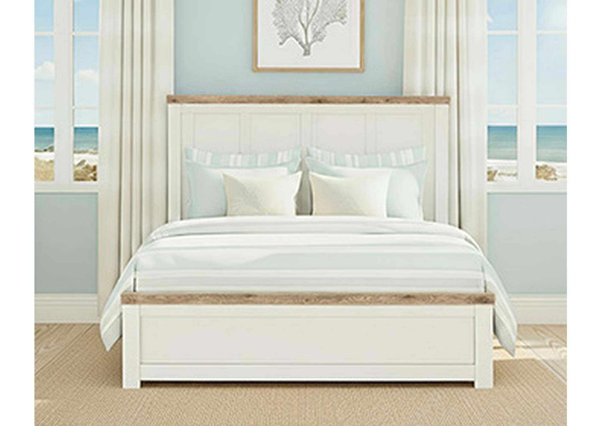 Savonport King Panel Bed with Storage image 2