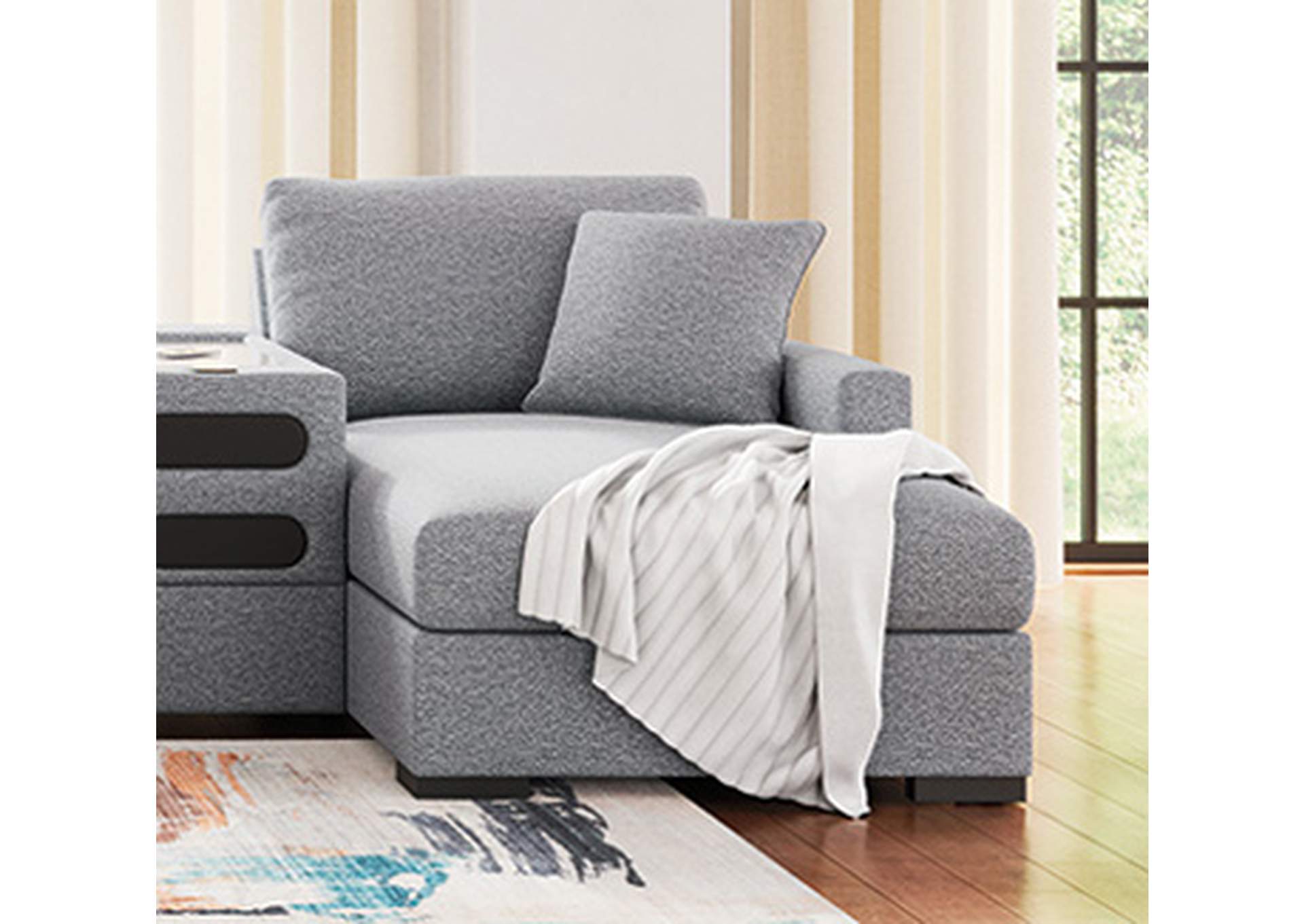 Omaha by Ashley 8-Piece Sectional with Storage Chaise and Storage Consoles