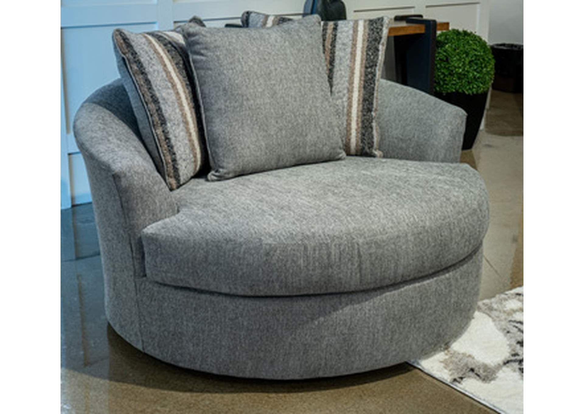 Creston Heights Oversized Swivel Accent Chair image 1