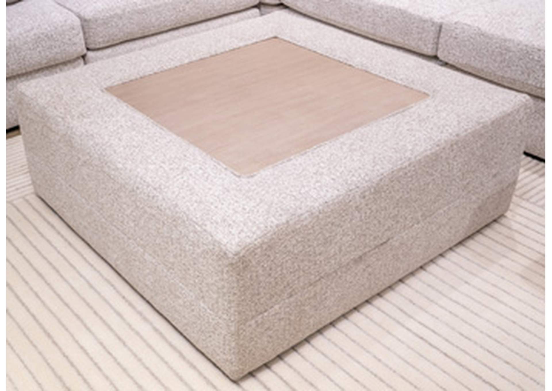 Ashbourne Estate Oversized Accent Ottoman image 1