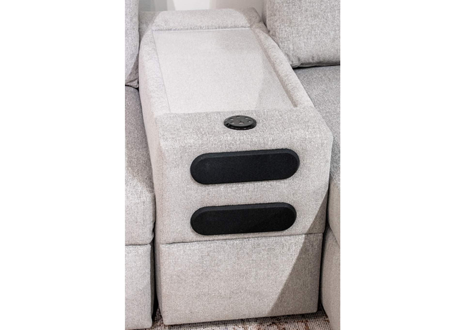 ModMax Luxe 7-Piece Sectional with Audio Console image 1