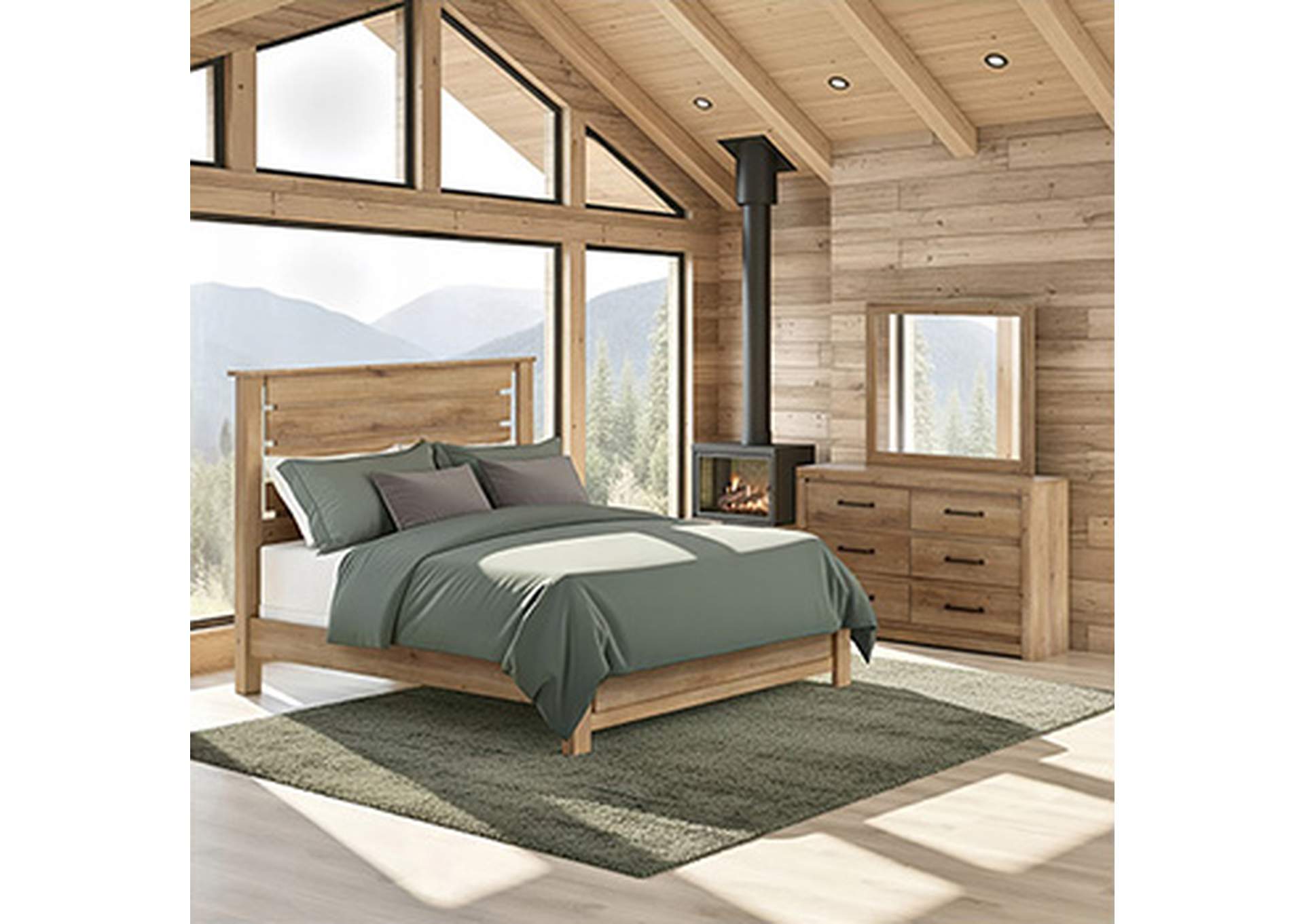 Brozmont Queen Panel Bed image 1