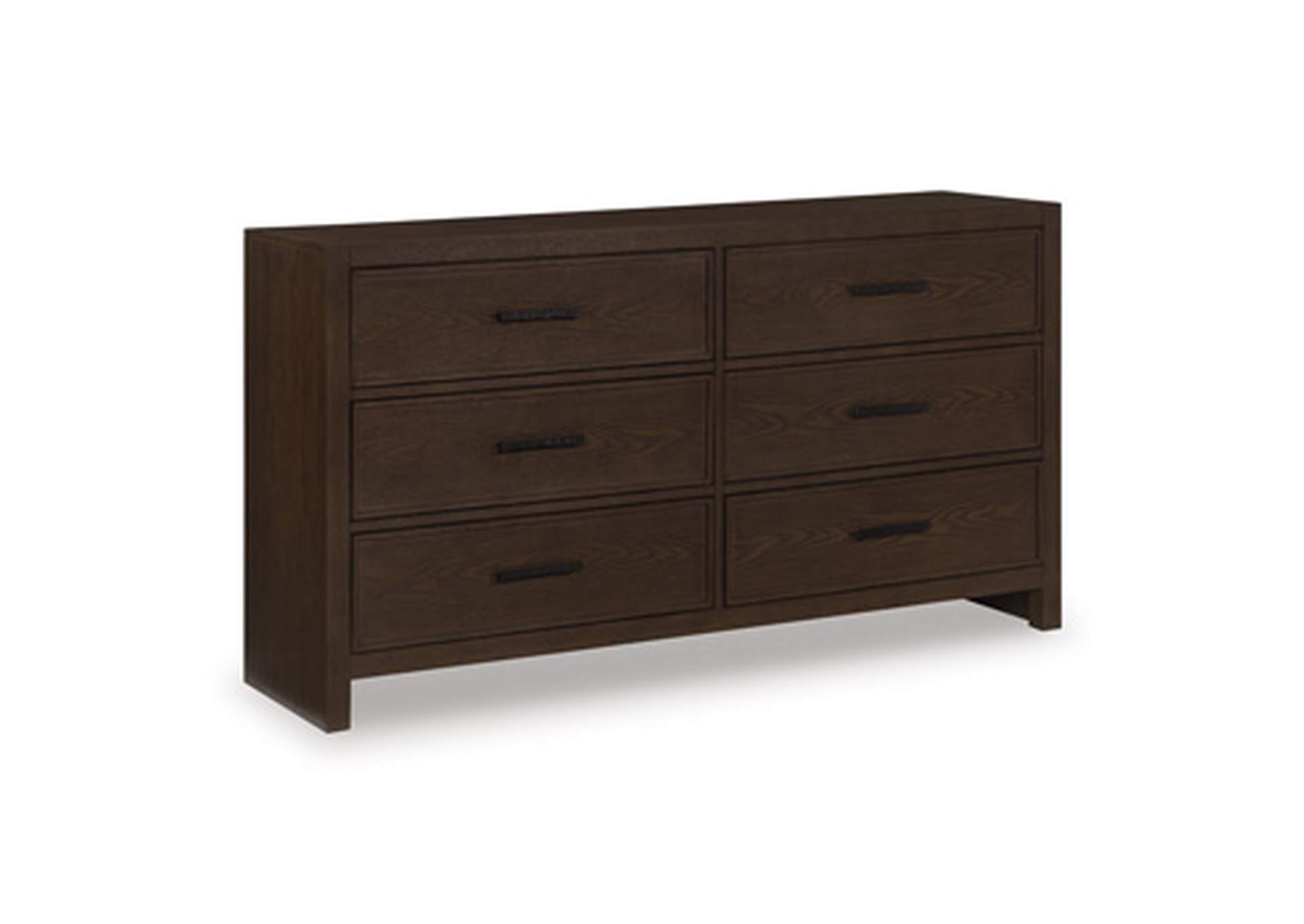 Ticanter Queen Bookcase Storage Bed, Dresser and Mirror image 1