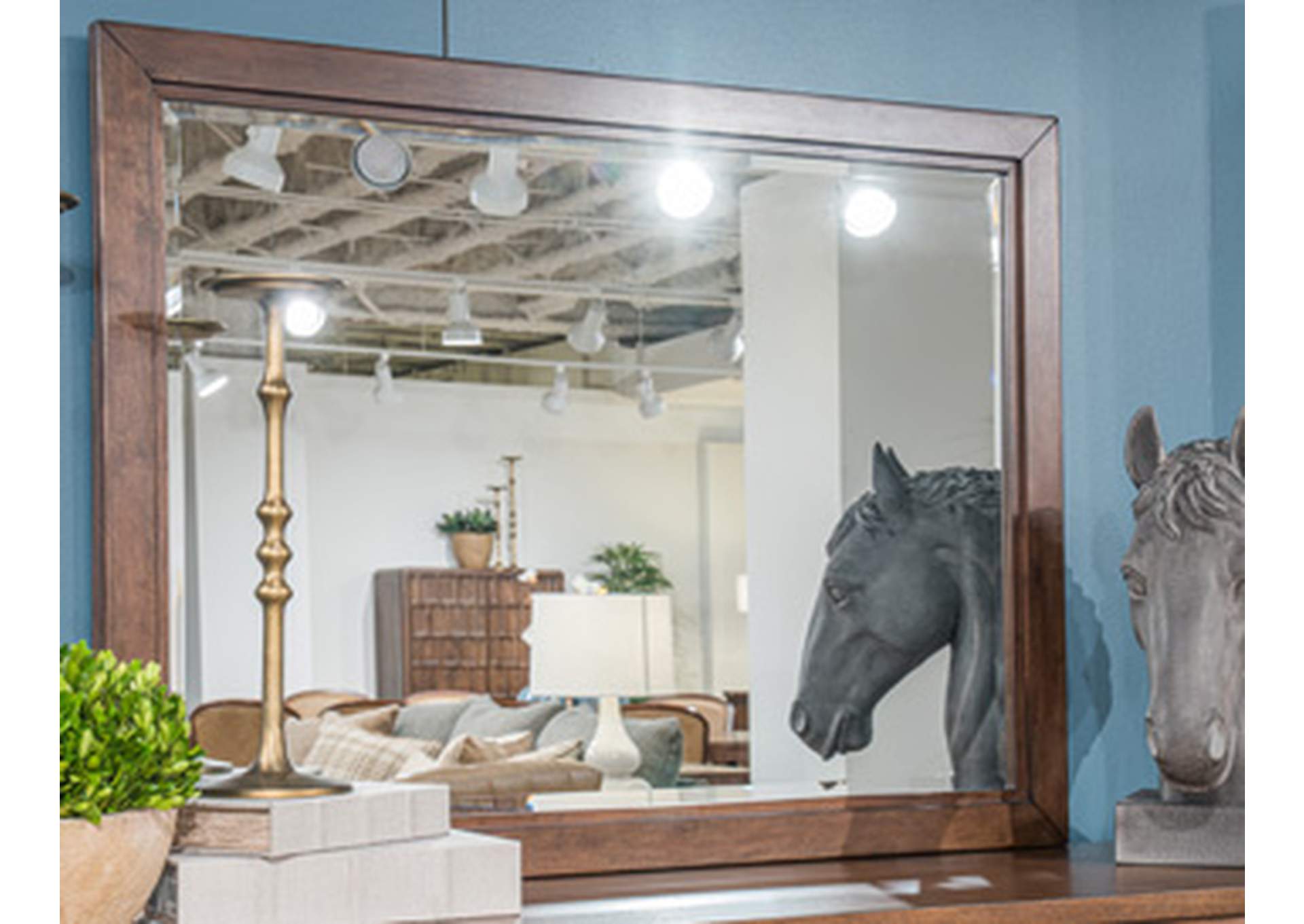 Rustic Plains Dresser and Mirror image 1