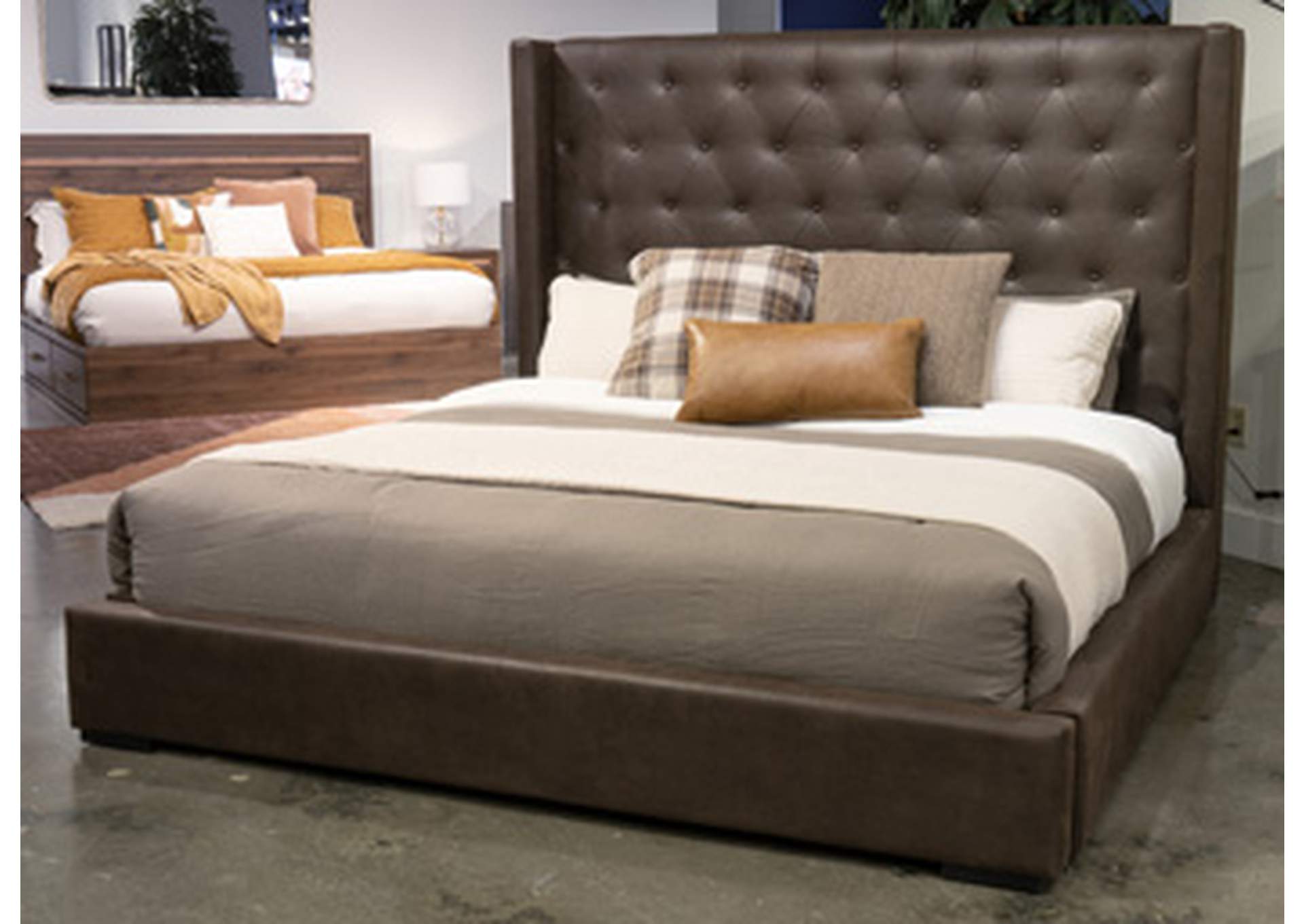 Lavernty King Upholstered Storage Bed image 1
