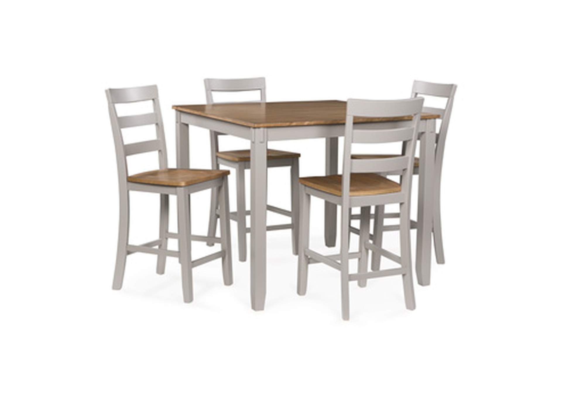 Harperfeld Counter Height Dining Table and 4 Counter Stools image 1