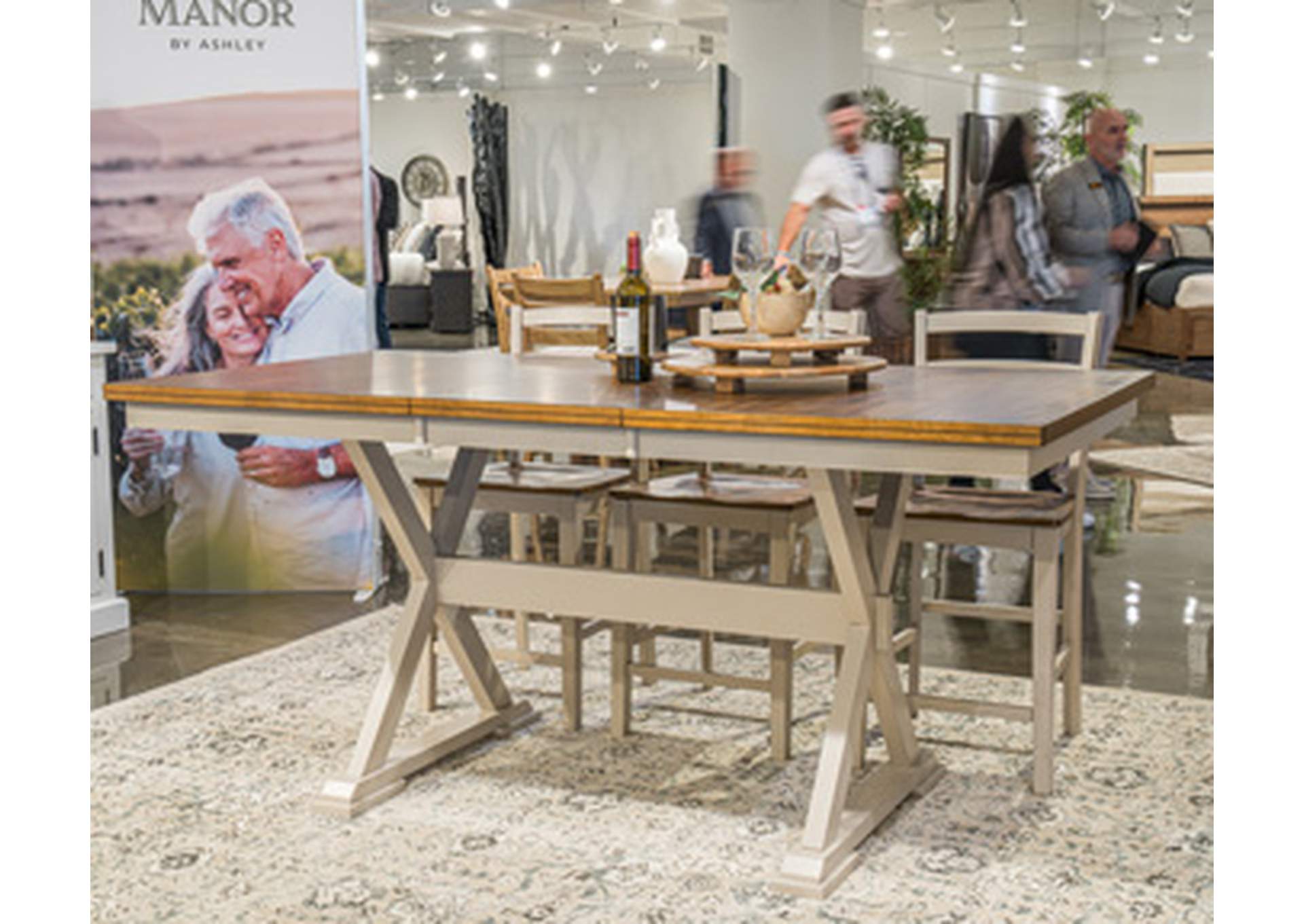 Brinfern Counter Height Dining Extension Table image 1