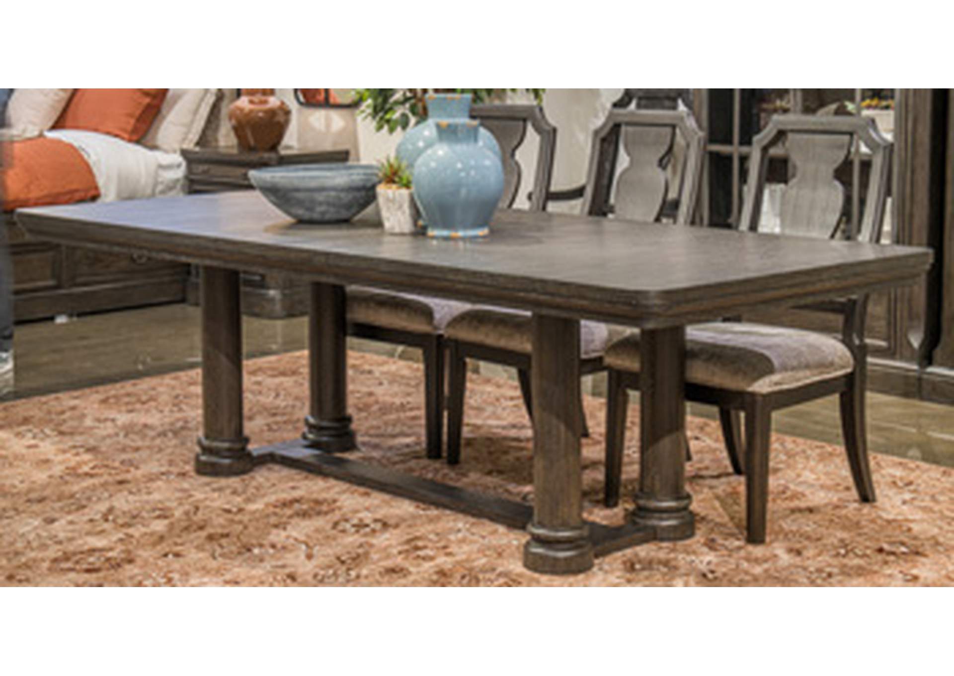 Wickenger Dining Table and 4 Chairs image 2