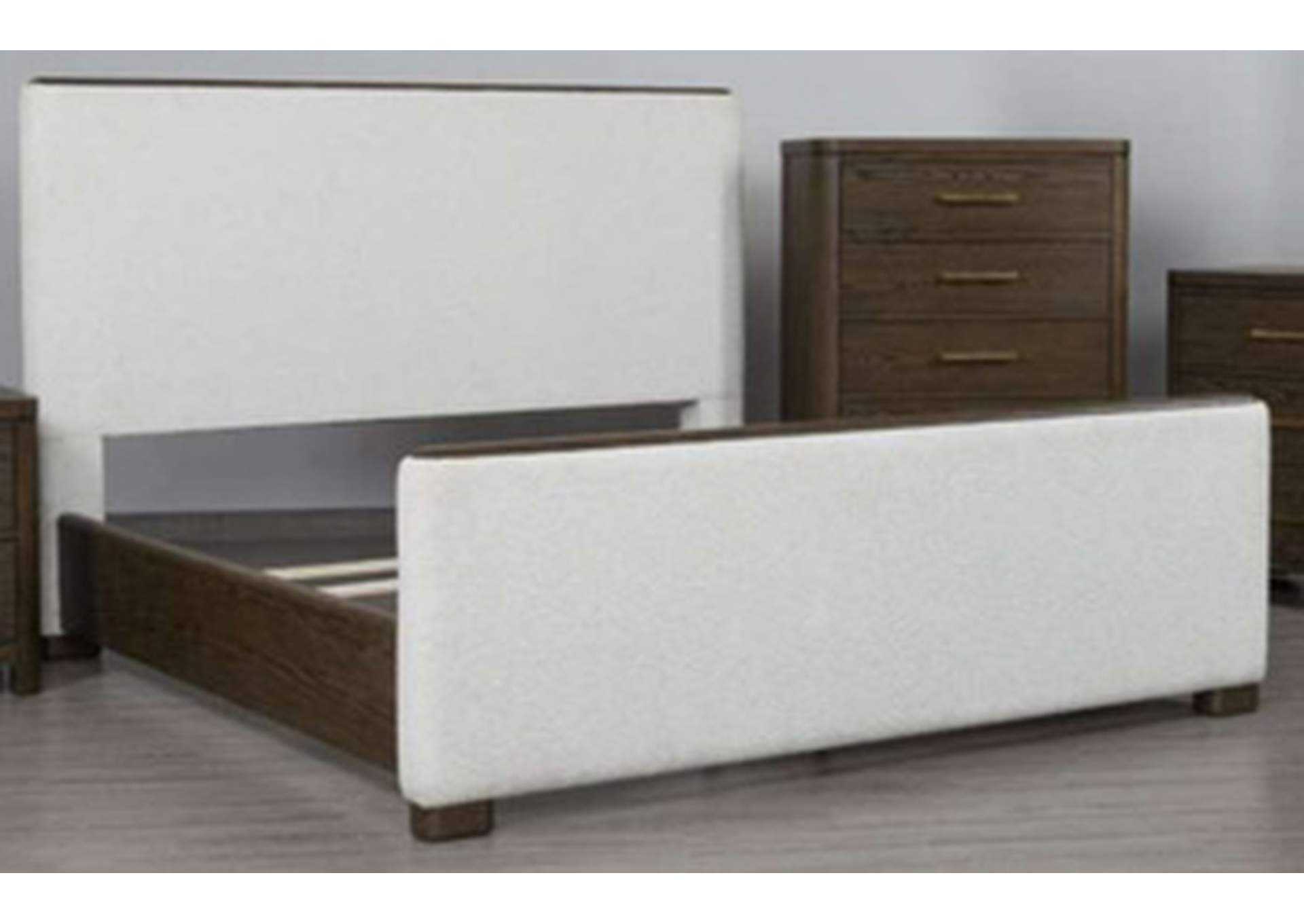Radkin Queen Upholstered Panel Bed image 1